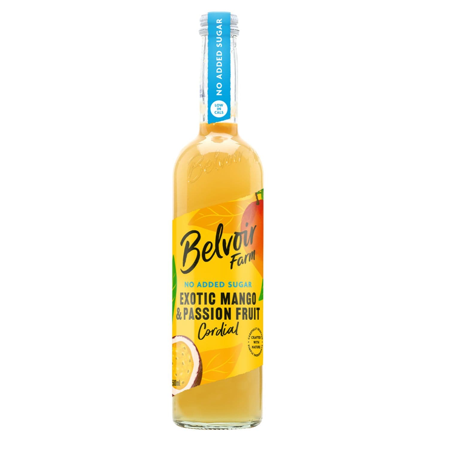 Belvoir Mango & Passionfruit No Added Sugar Cordial - Pack of 6