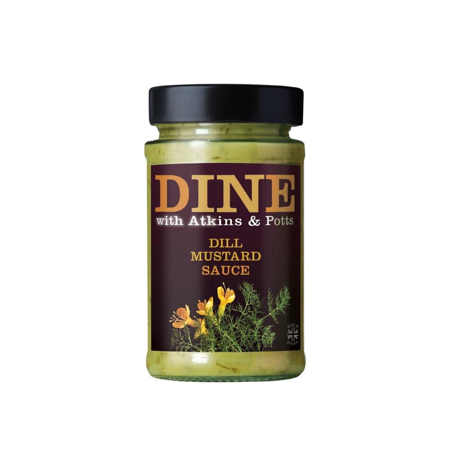 Atkins & Potts Dill Mustard Sauce - Pack of 6