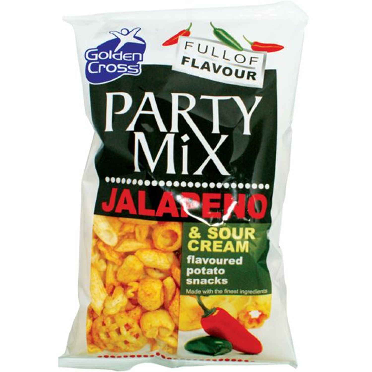 Nisha's Jalapeno Golden Cross Party Mix - Pack of 12