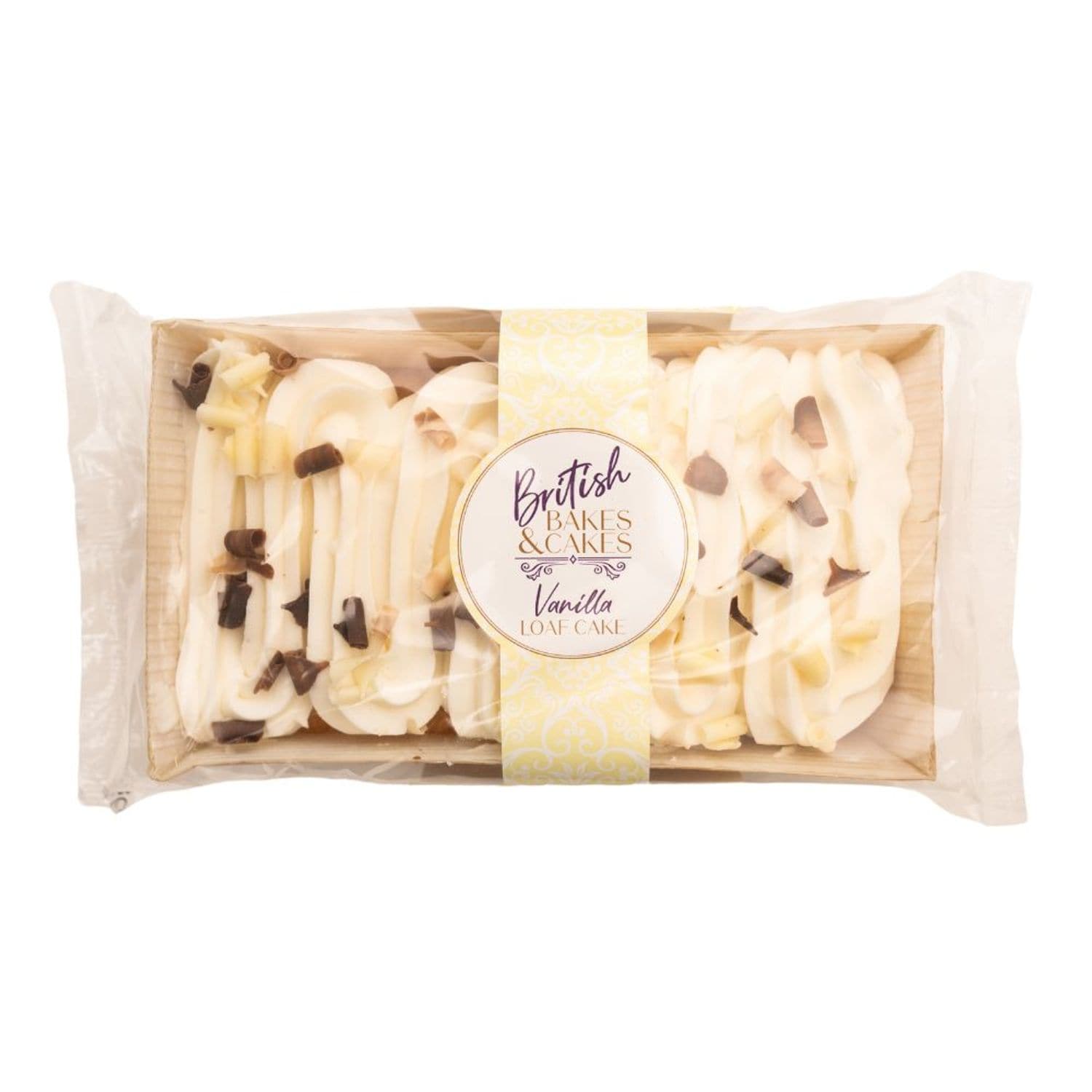 British Bakes&Cakes British Bakes & Cakes Iced Vanilla Loaf Cake - Pack of 6