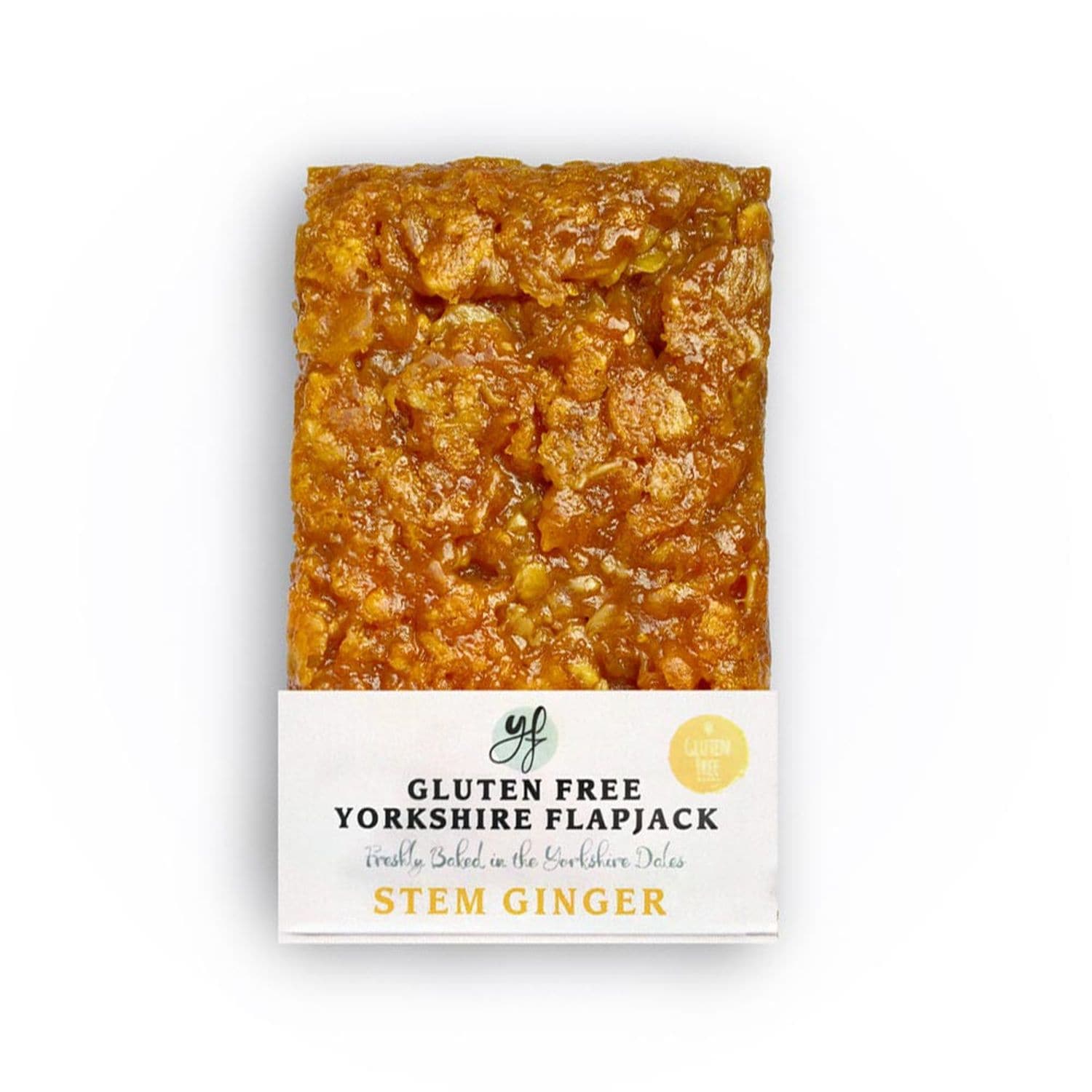 Yorkshire Flapjack Gluten Free Stem Ginger Flapjack - Pack of 20