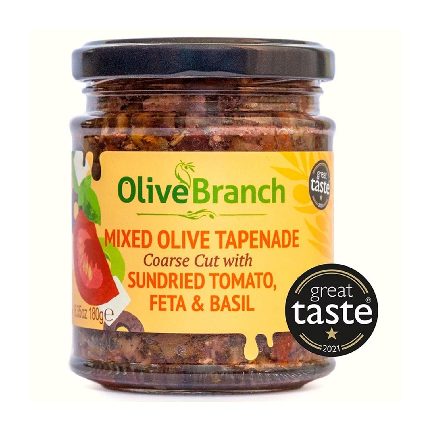 Olive Branch Sun-Dried Tomato, Feta & Greek Basil Tapenade - Pack of 6