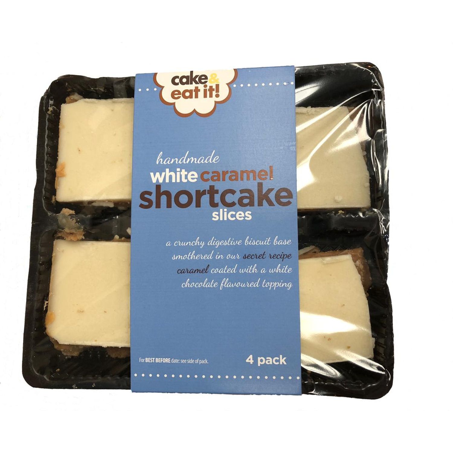 Cake & Eat IT Cake & Eat It White Caramel Shortcake - Pack of 10
