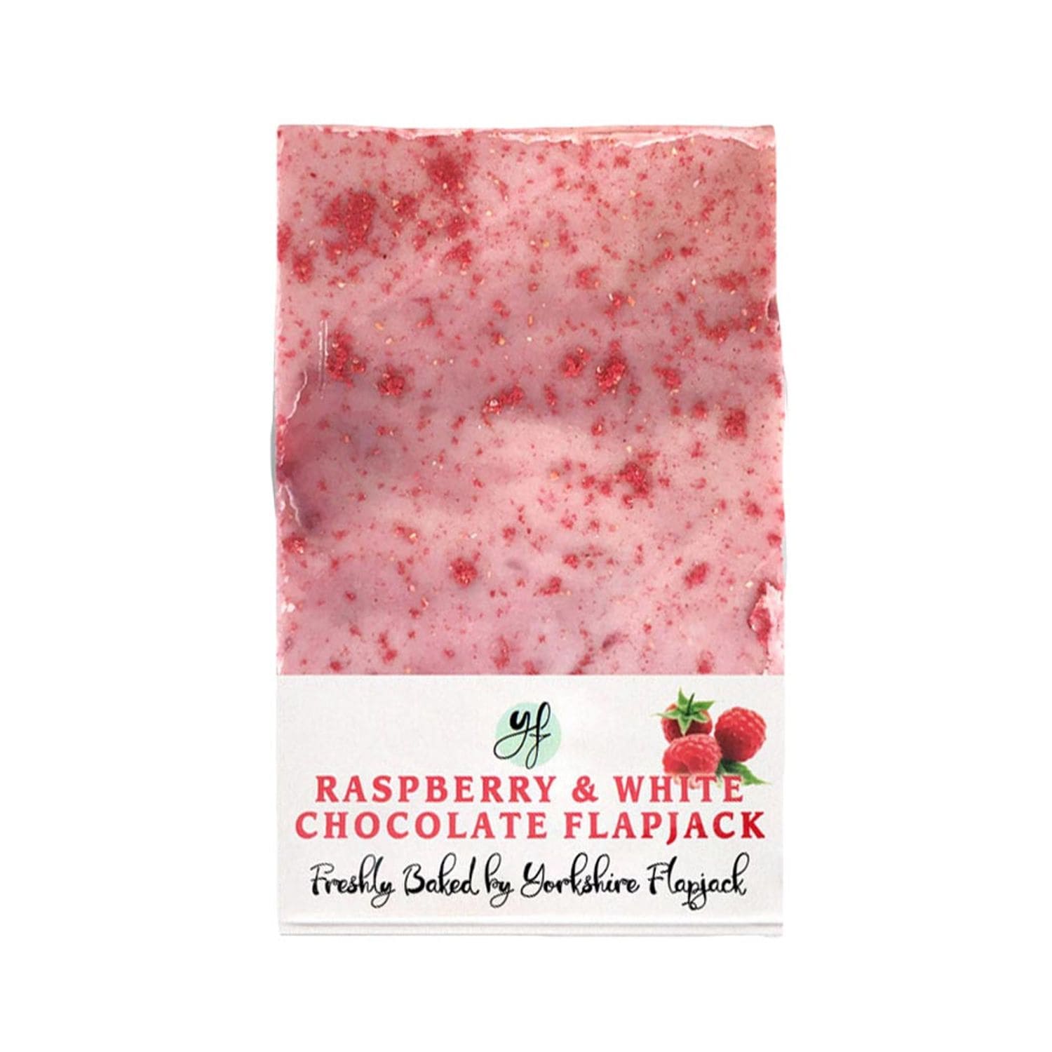 Yorkshire Flapjack White Chocolate & Raspberry Flapjack - Pack of 20