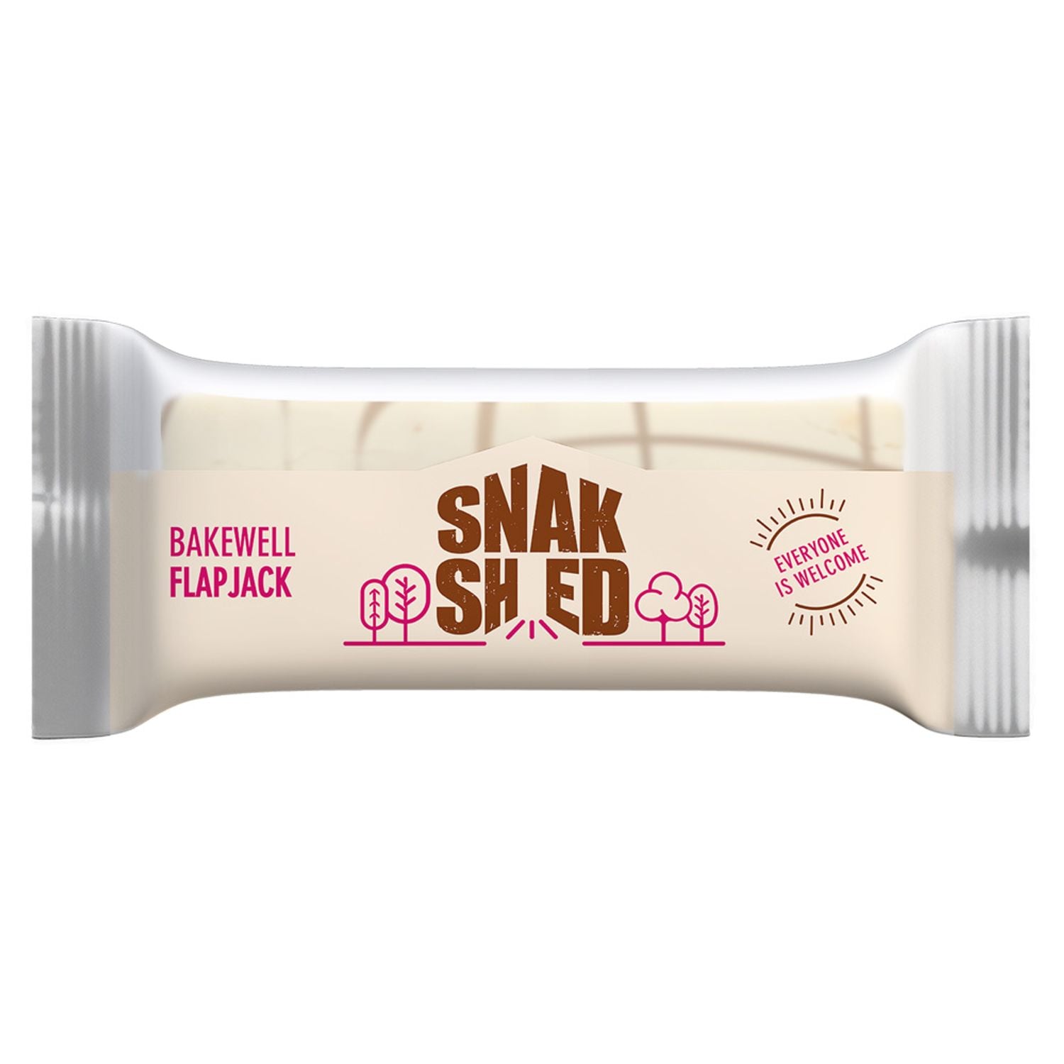 Snak Shed Bakewell Flapjack - Pack of 25