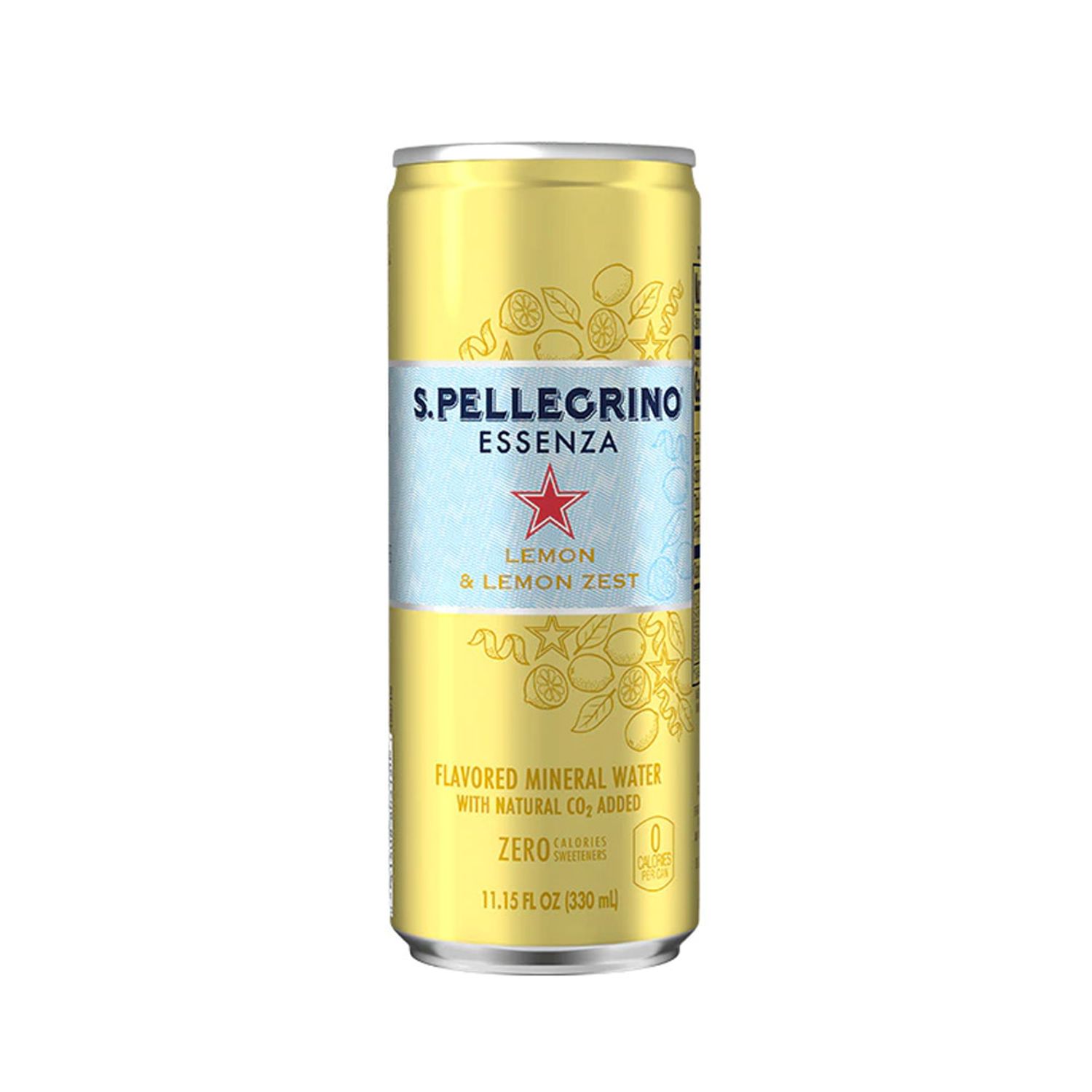 San Pellegrino Essenza Lemon & Lemon Zest - Pack of 6
