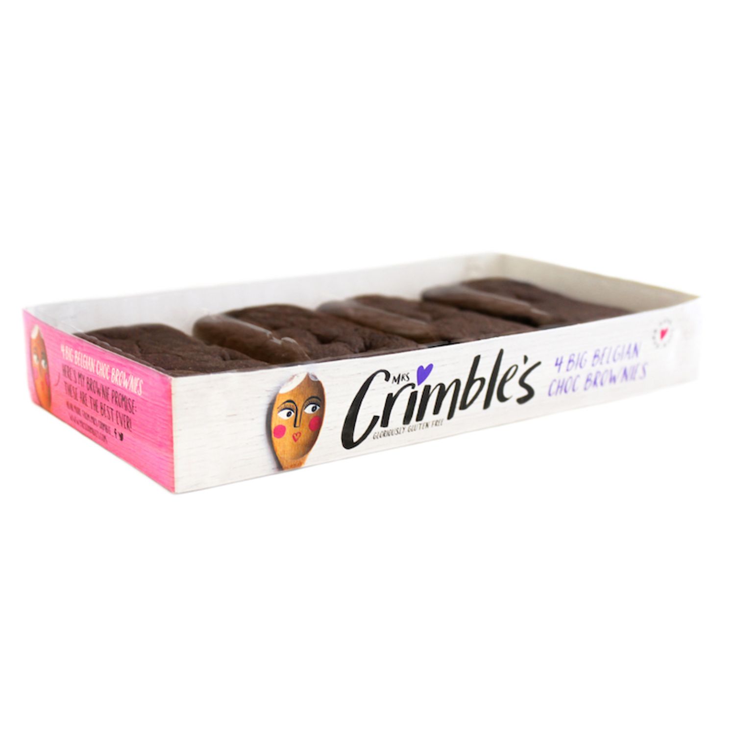 Mrs Crimbles 4 Big Belgian Choc Brownies - Pack of 9