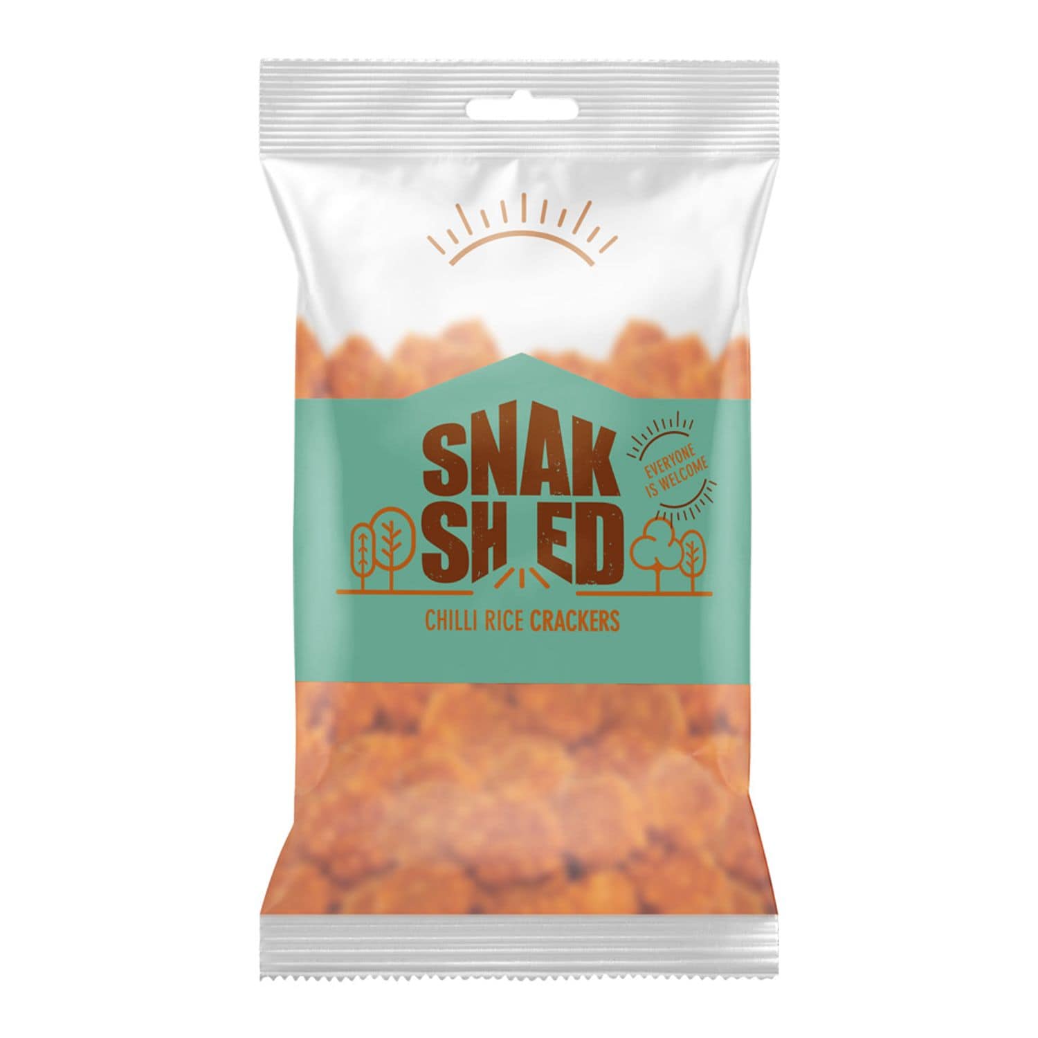 Snak Shed Chilli Rice Crackers - Pack of 12