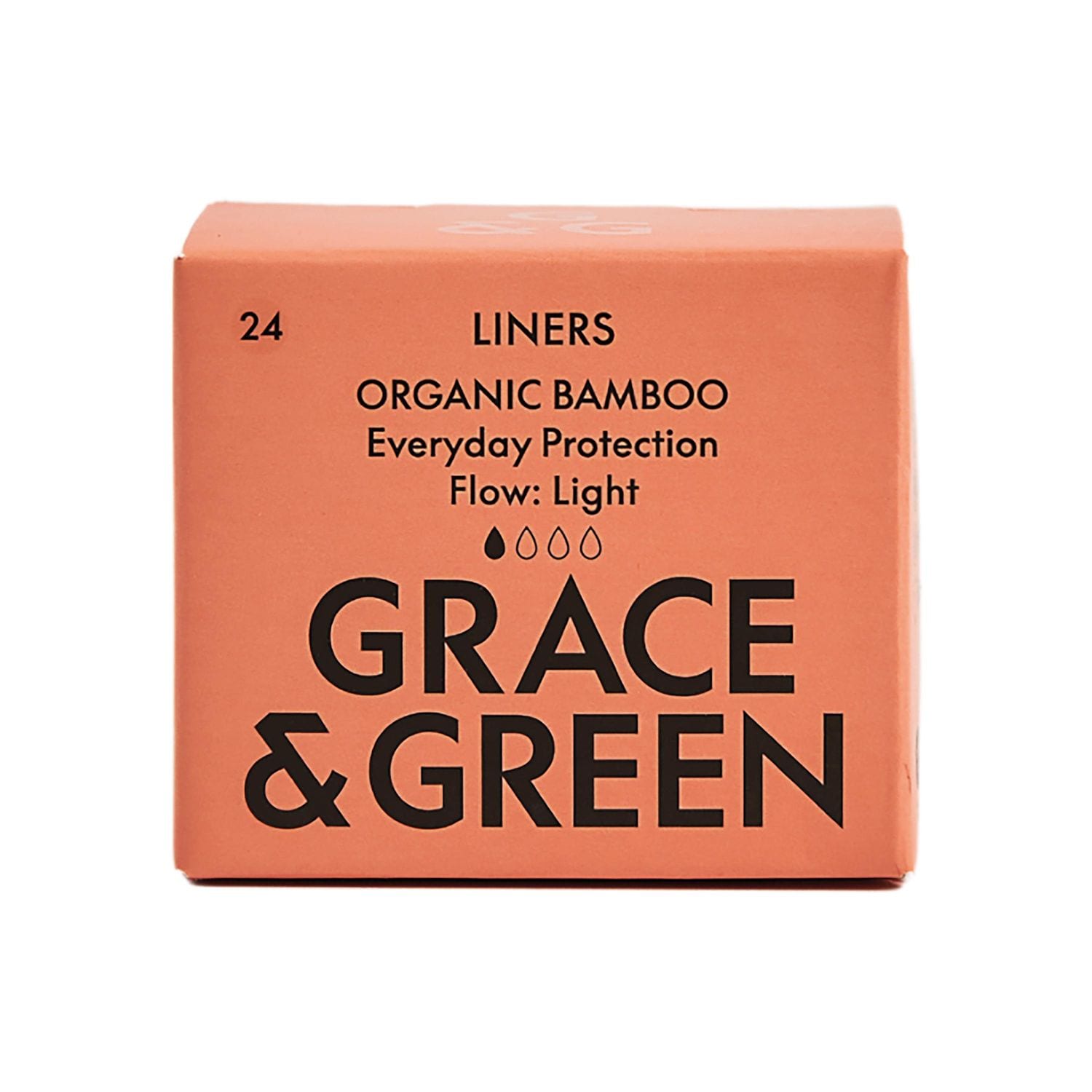 Grace and Green Organic Cotton Bamboo Liners (Pack of 24)