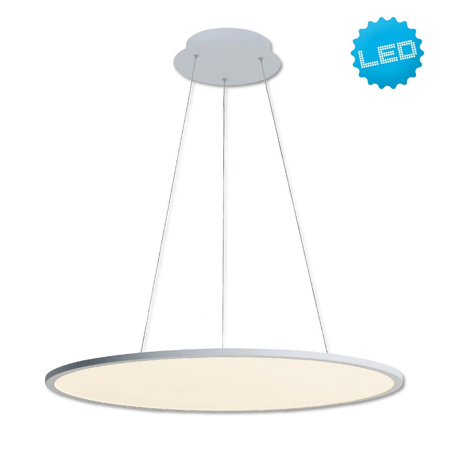 Nave Lighting Diskus Dimmable LED Pendant Ceiling Light Warm White 3000K