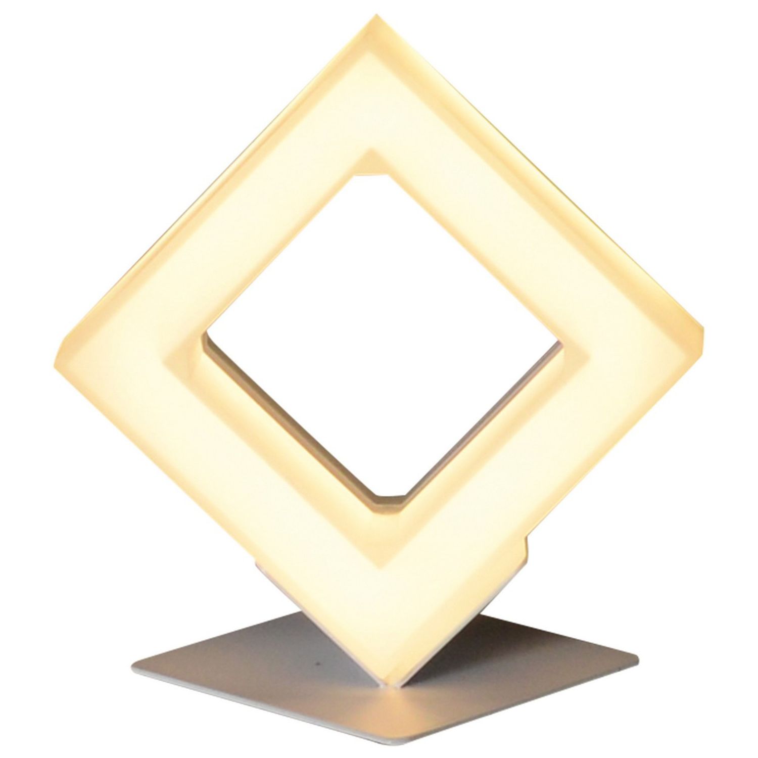 Nave Lighting Moggi Square Integrated LED Table Lamp White 3000K