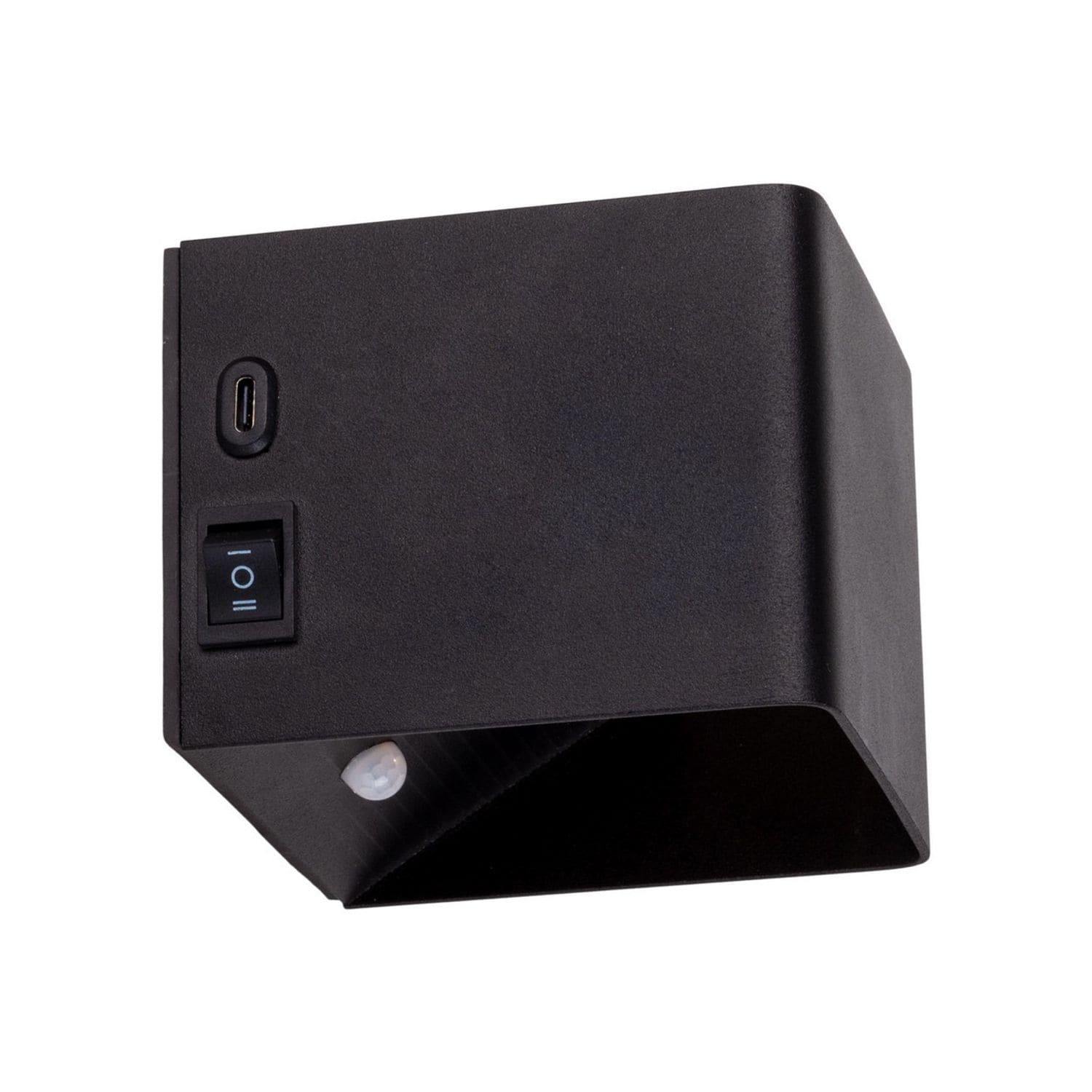 Nave Lighting Cube Magnetic Rechargeable LED Up & Down Wall Lamp Black PIR Motio