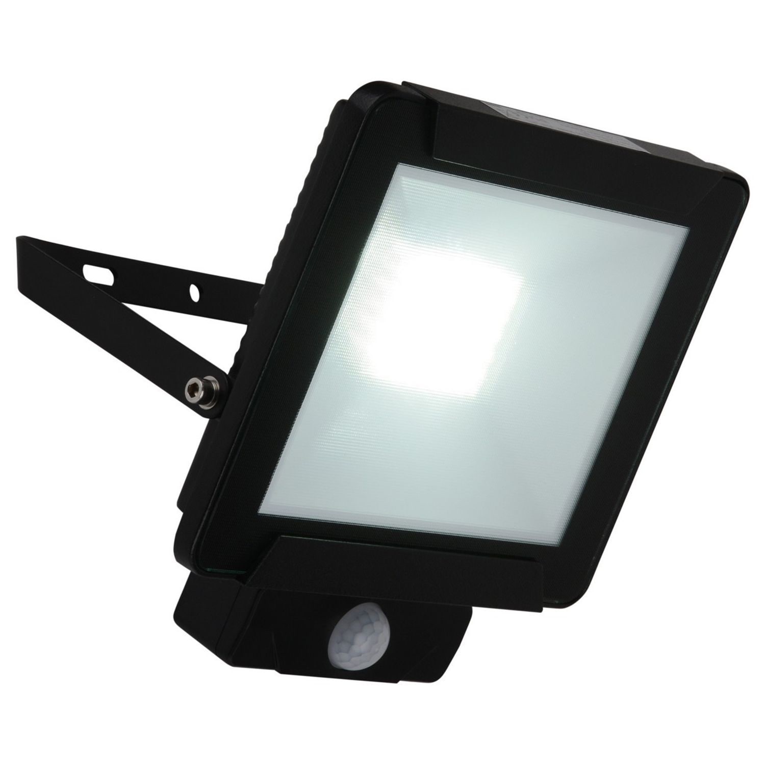 Nave Lighting Radia LED Outdoor Flood Light Black PIR Motion Sensor 6500K IP54