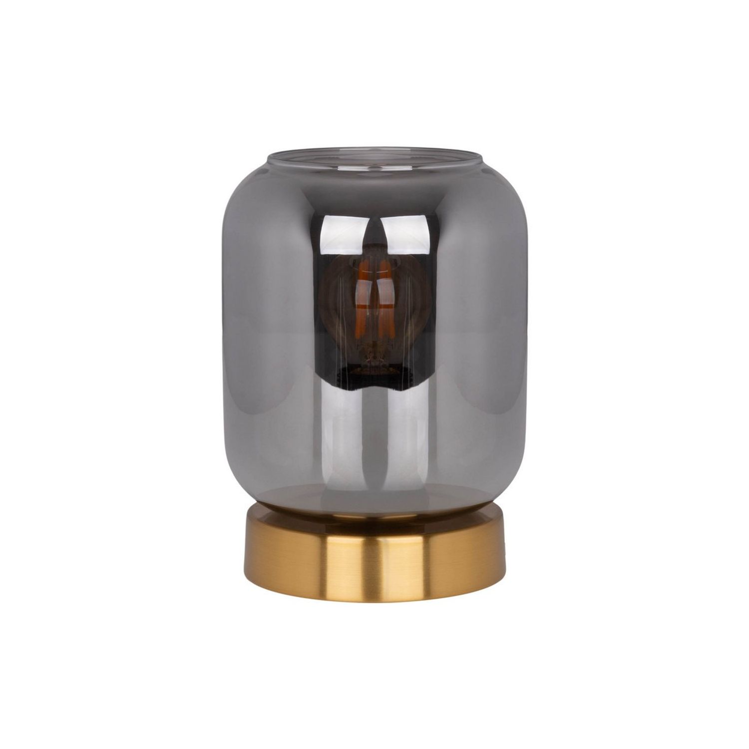 Nave Lighting Alessio Cylindrical Table Lamp Gold 1xE14
