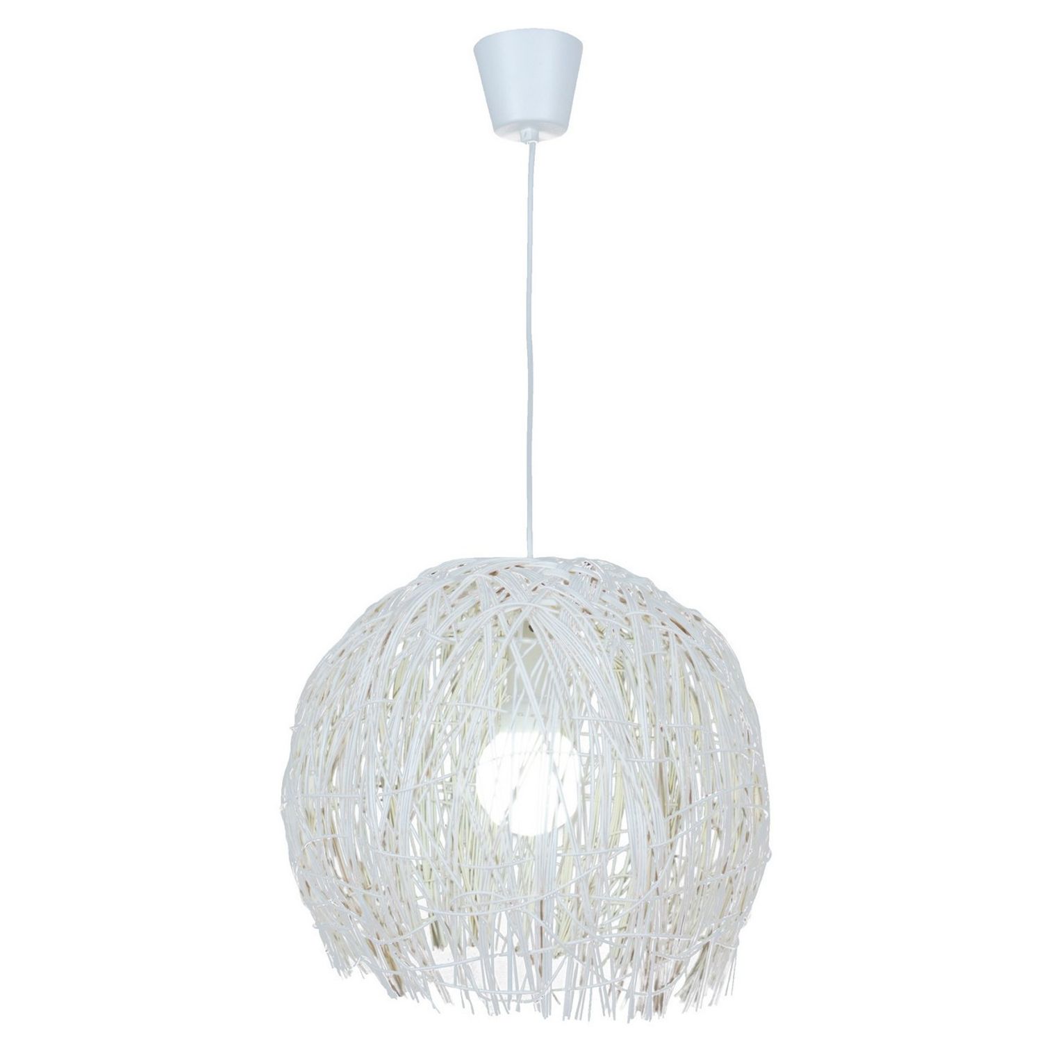 Nave Lighting Struwel 30cm Pendant Ceiling Light White 1xE27