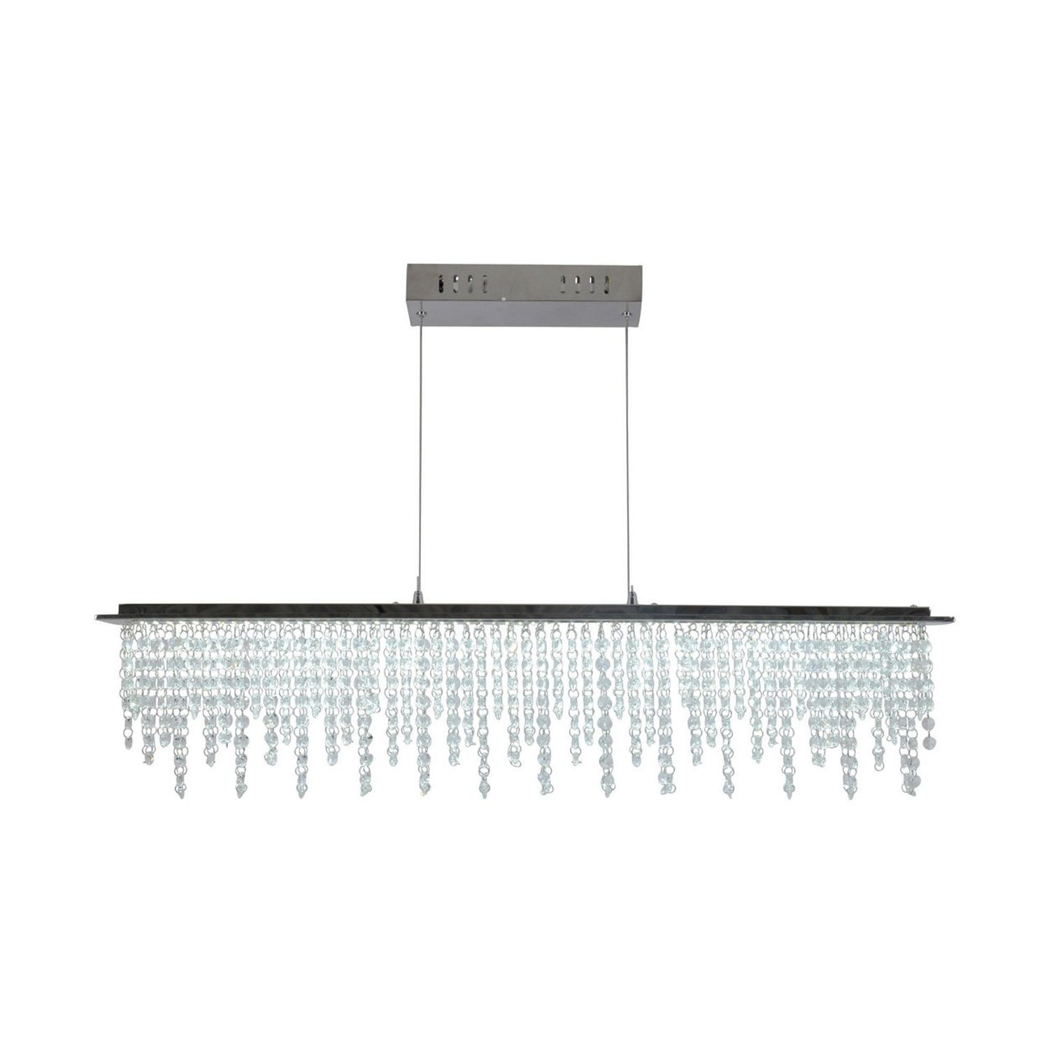 Nave Lighting Diamonds Dimmable LED Bar Pendant Ceiling Light Chrome 3000-6500K