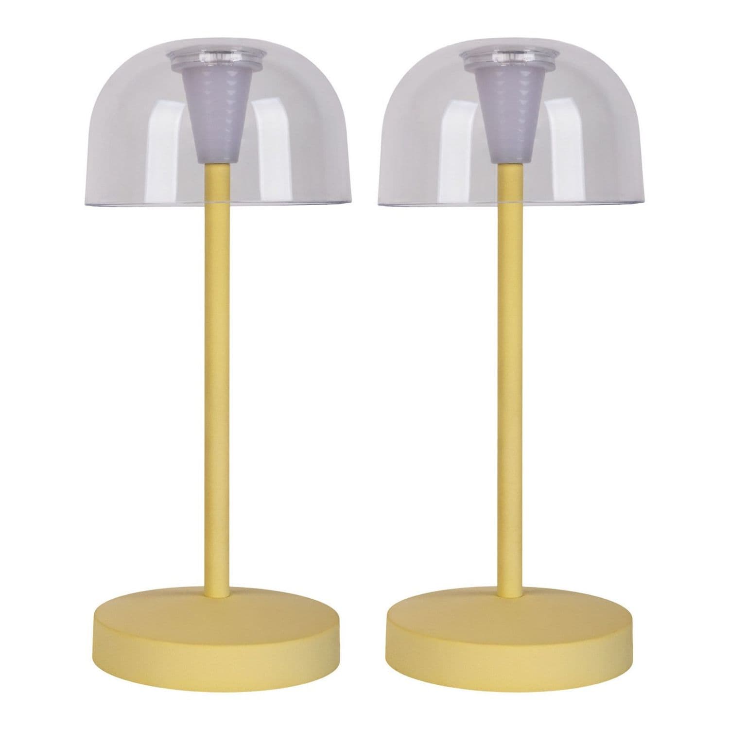 Nave Lighting Gomba Set of 2 Rechargeable Dimmable LED Outdoor Portable Lamp Yel