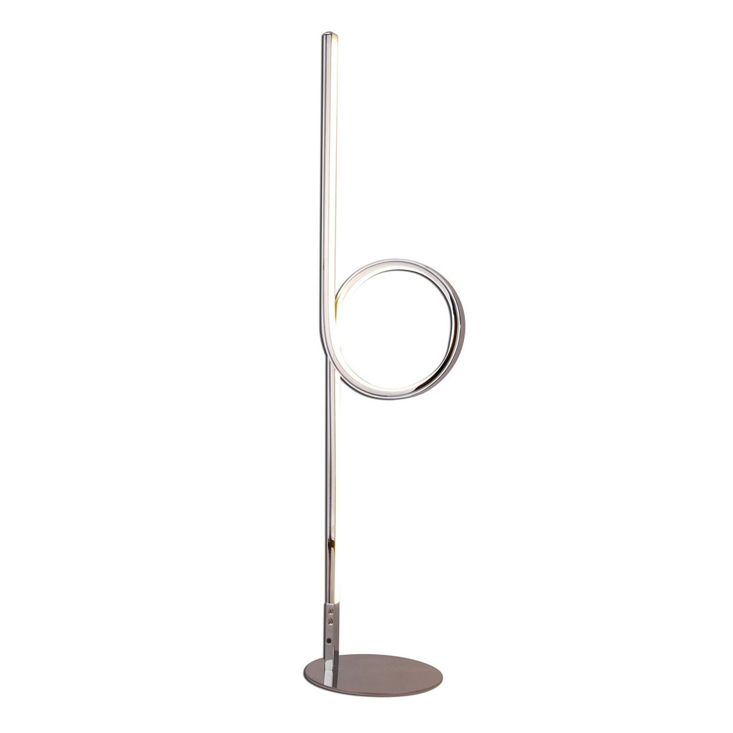 Nave Lighting Loop Integrated LED Table Lamp Chrome 3000-3200K
