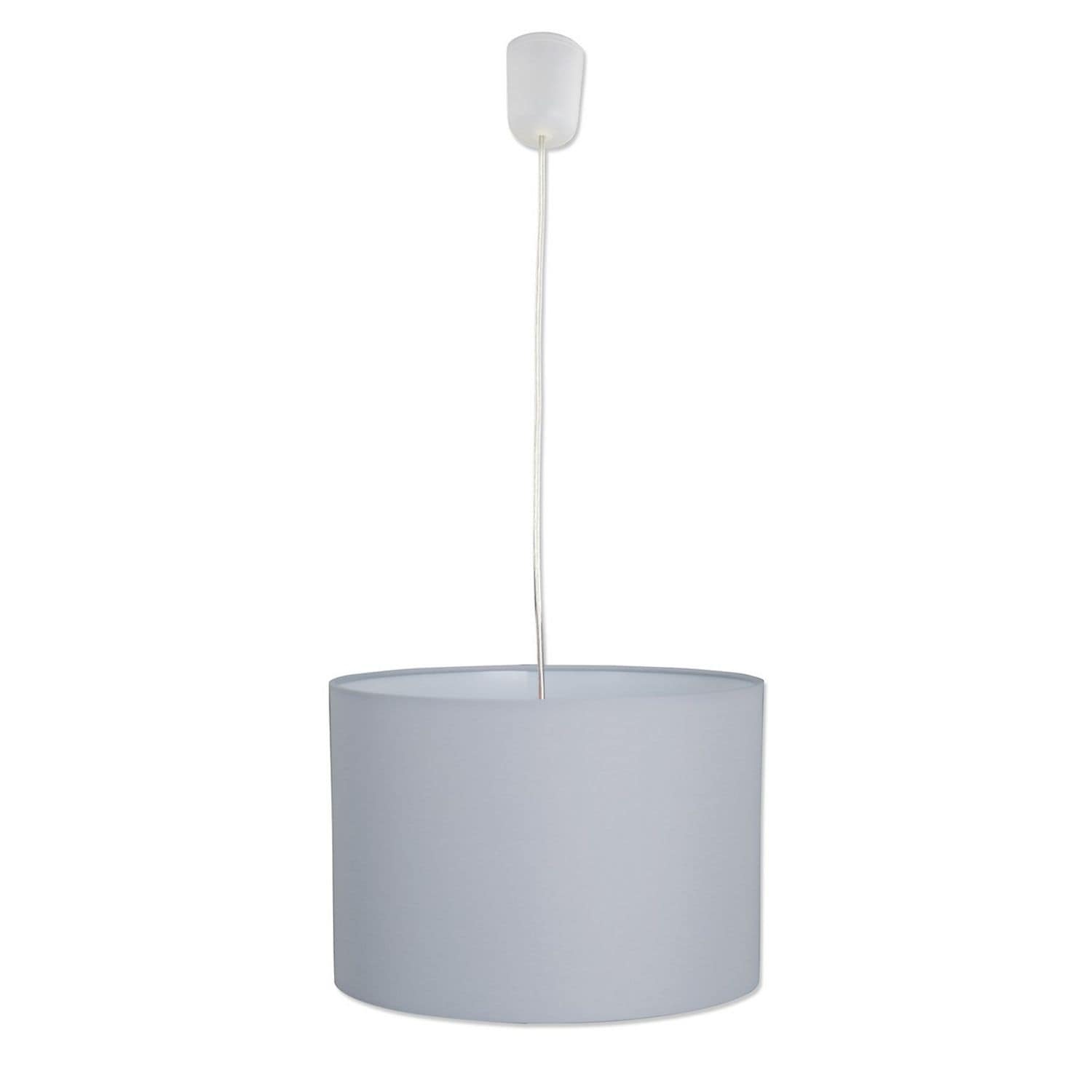 Nave Lighting Tom Cylindrical Pendant Ceiling Light Grey 1xE27