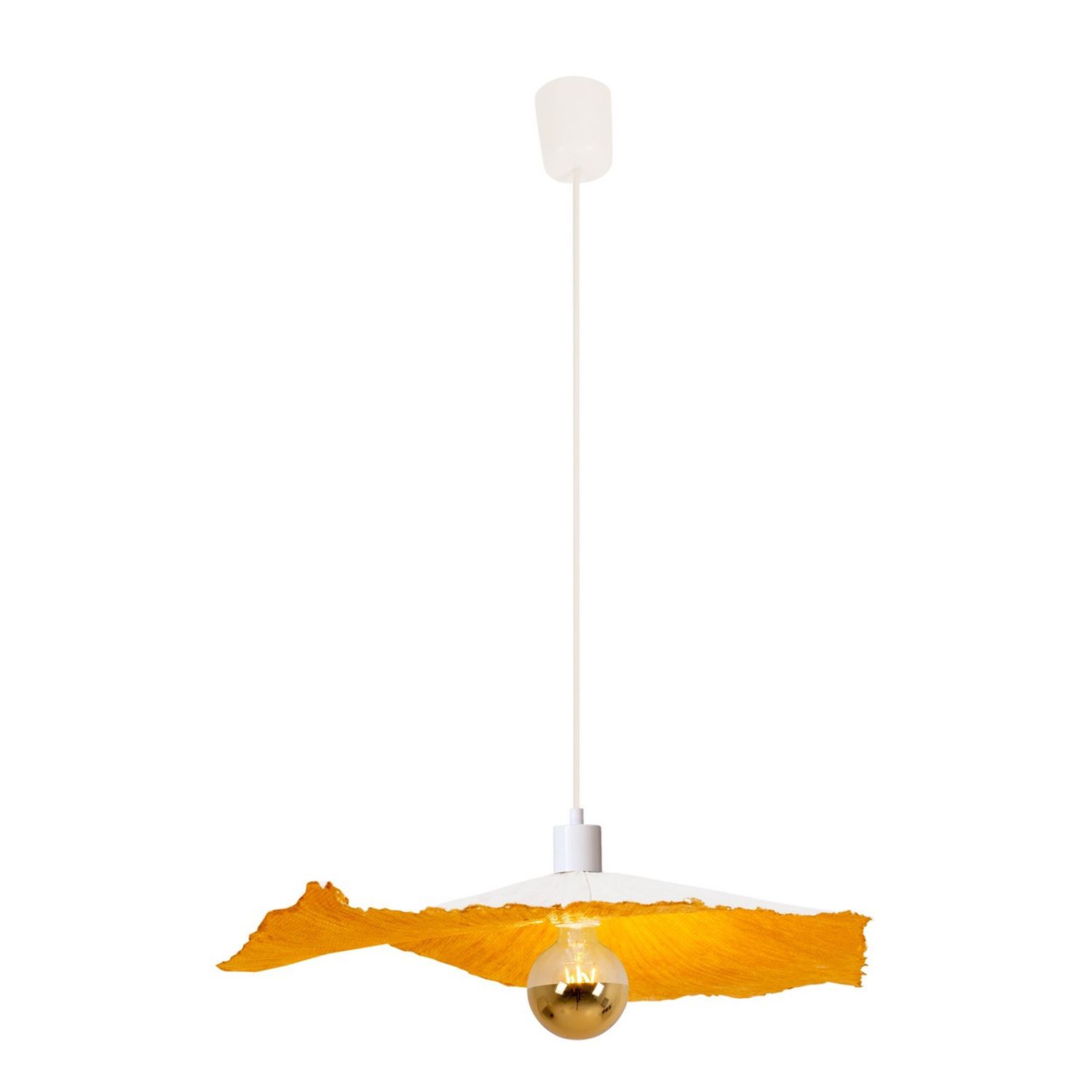 Nave Lighting Crazy Paper Pendant Ceiling Light White 1xE27