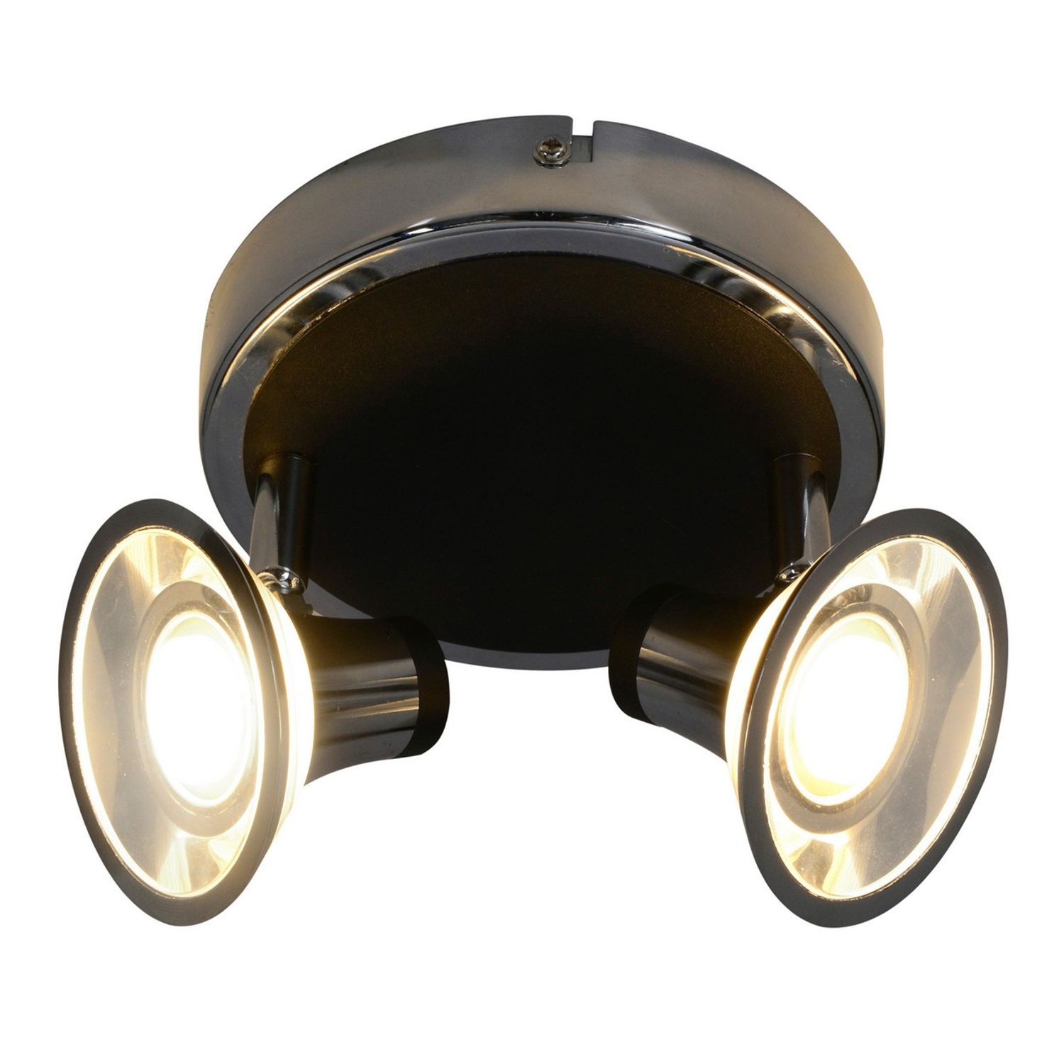Nave Lighting Neapel LED Twin Ceiling Spot Light Chrome 3000K