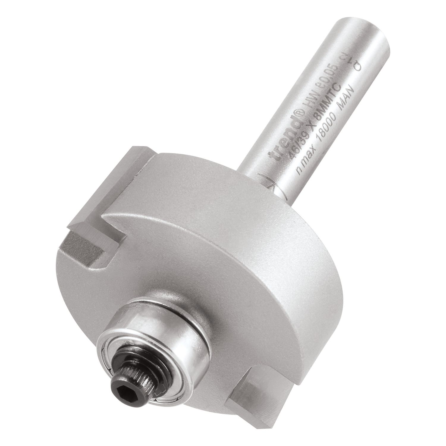 Trend Bearing Guided 35mm Diameter Rebater - 46/39X8MMTC