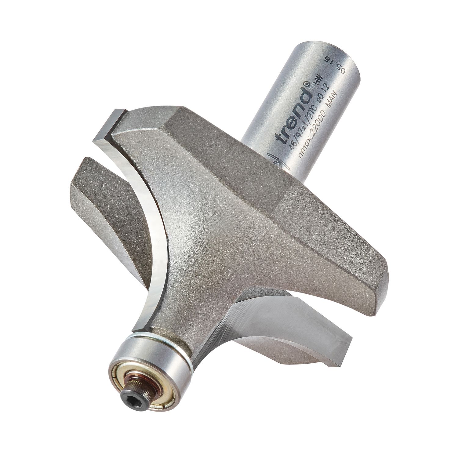 Trend Bearing Guided Ovolo Cutter 22.2mm Radius