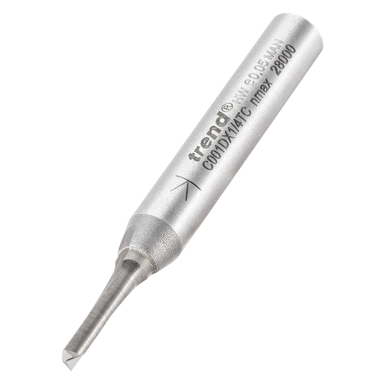 Trend Two Flute Cutter 3mm Diameter - C001DX1/4TC