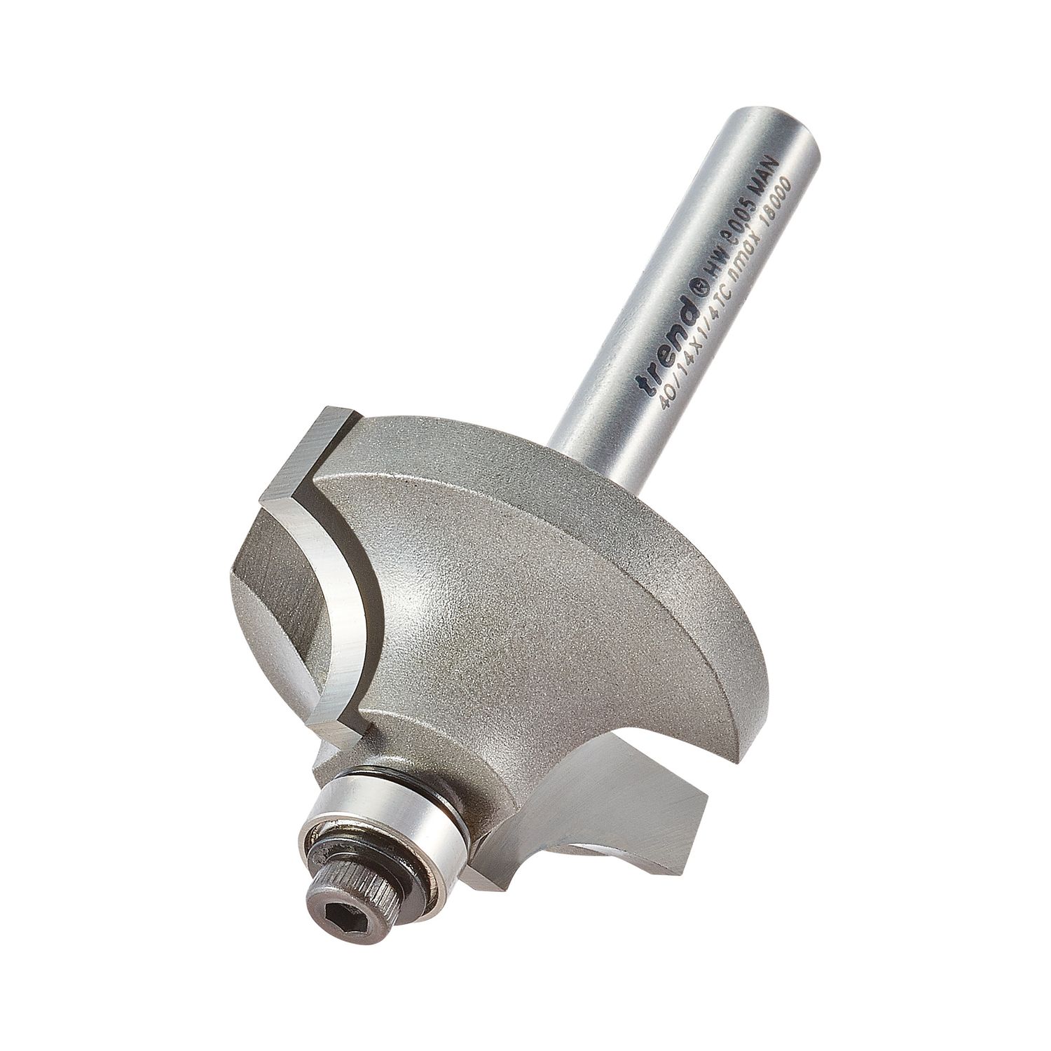 Trend Bearing Guided Ovolo Cutter 9.5mm Radius - 40/14X1/4TC