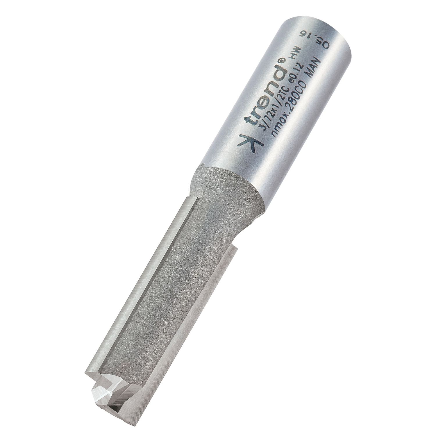 Trend Two Flute Cutter 12mm Diameter - 3/72X1/2TC