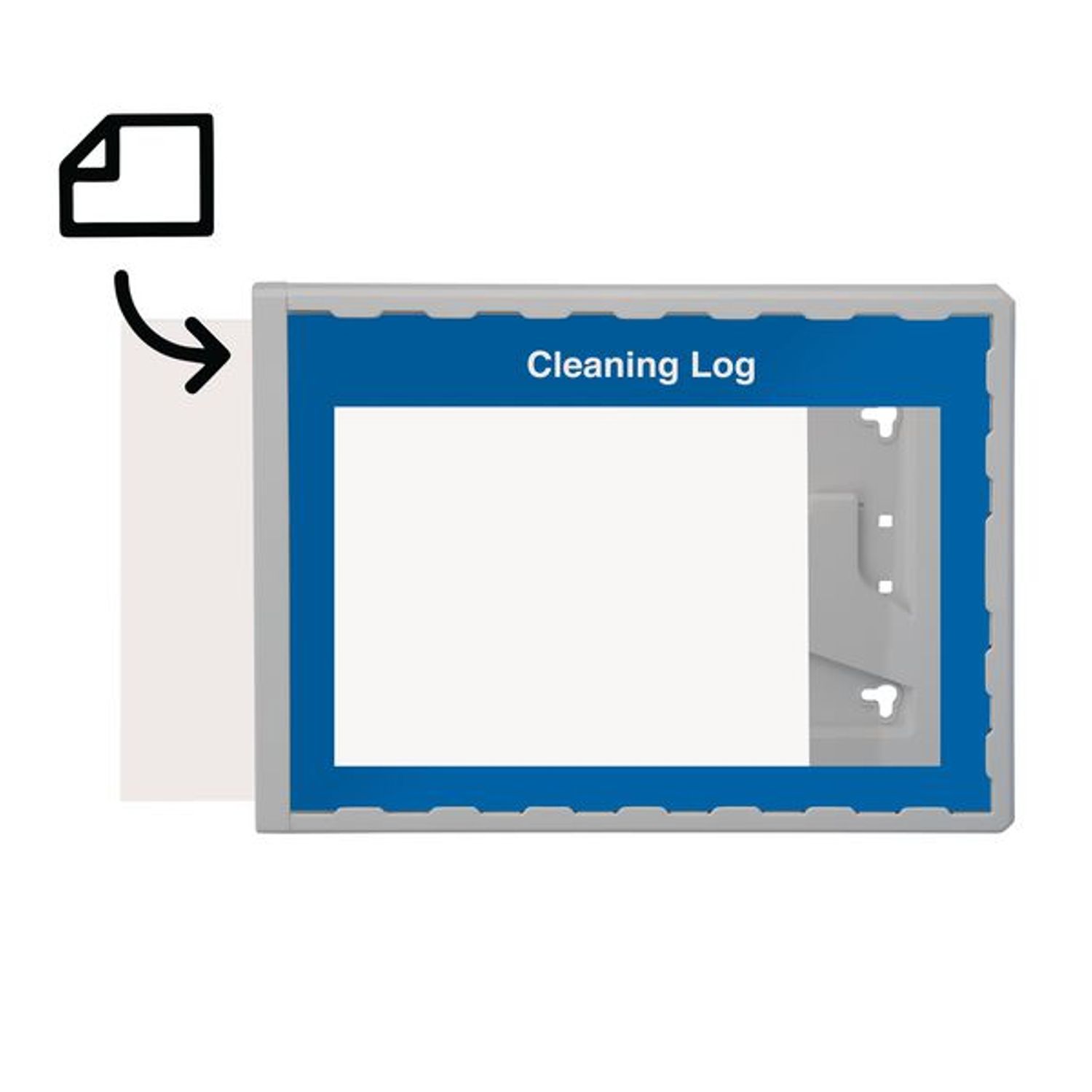 Brady 245 x 325mm Cleaning Log Update Sign