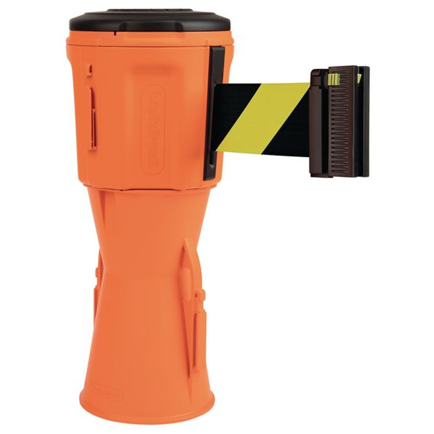 Brady EasyExtend Retractable Barrier with Black and Yellow Tape