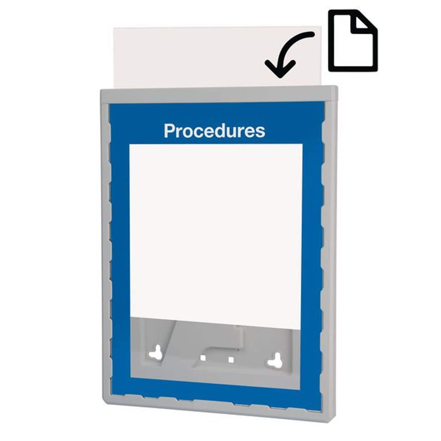 Brady 325x245mm Procedures Update Sign