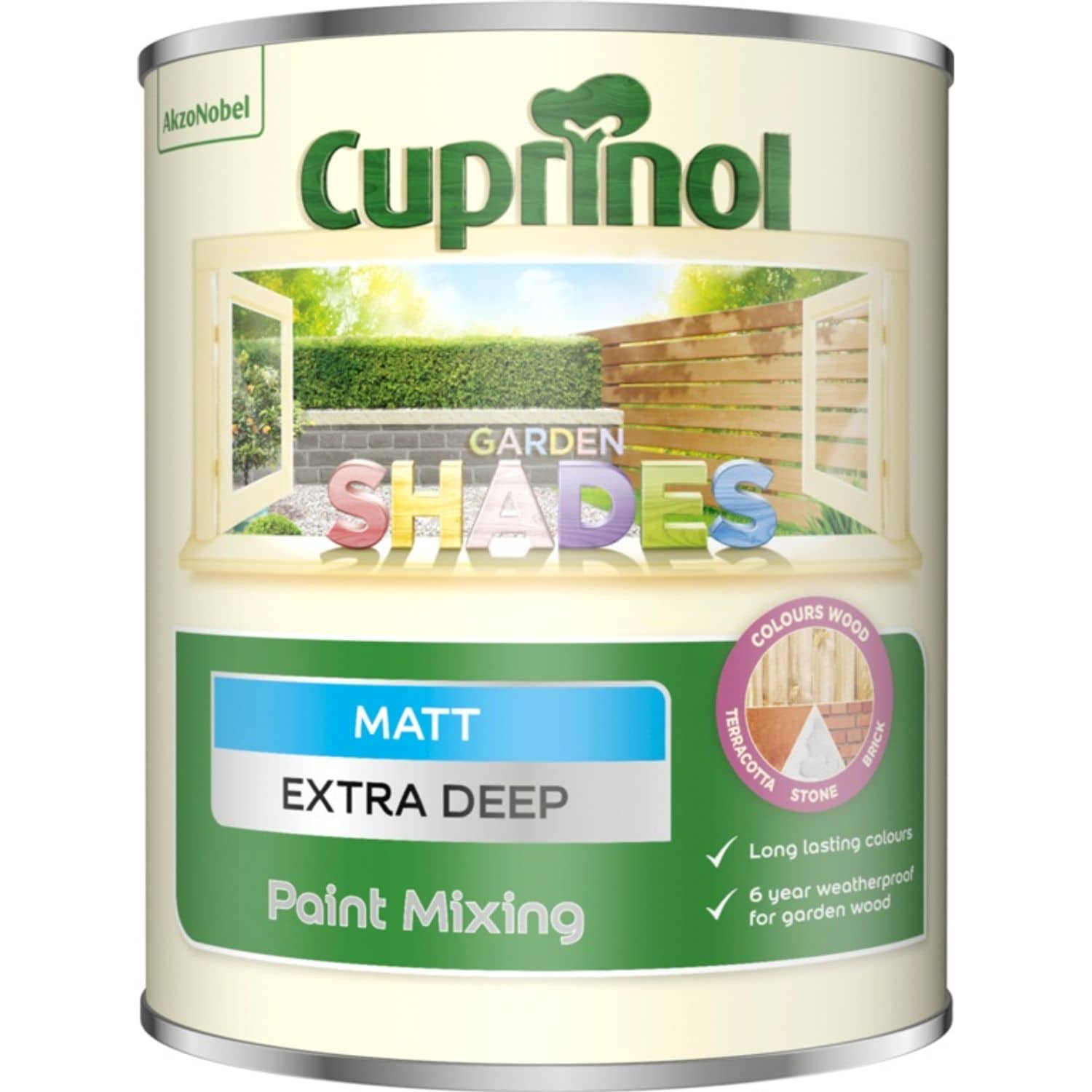 Cuprinol Garden Shades Extra Deep Matt Paint Mixing 2.5 Litre