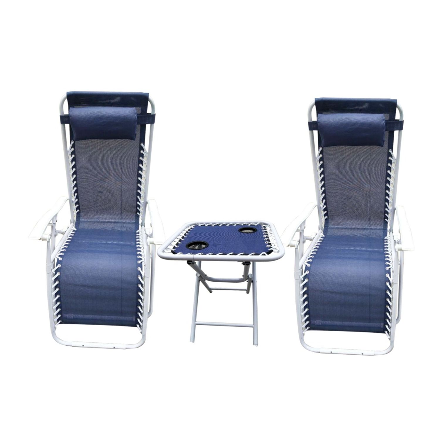 SupaGarden 3 Piece Zero Gravity Chair Set