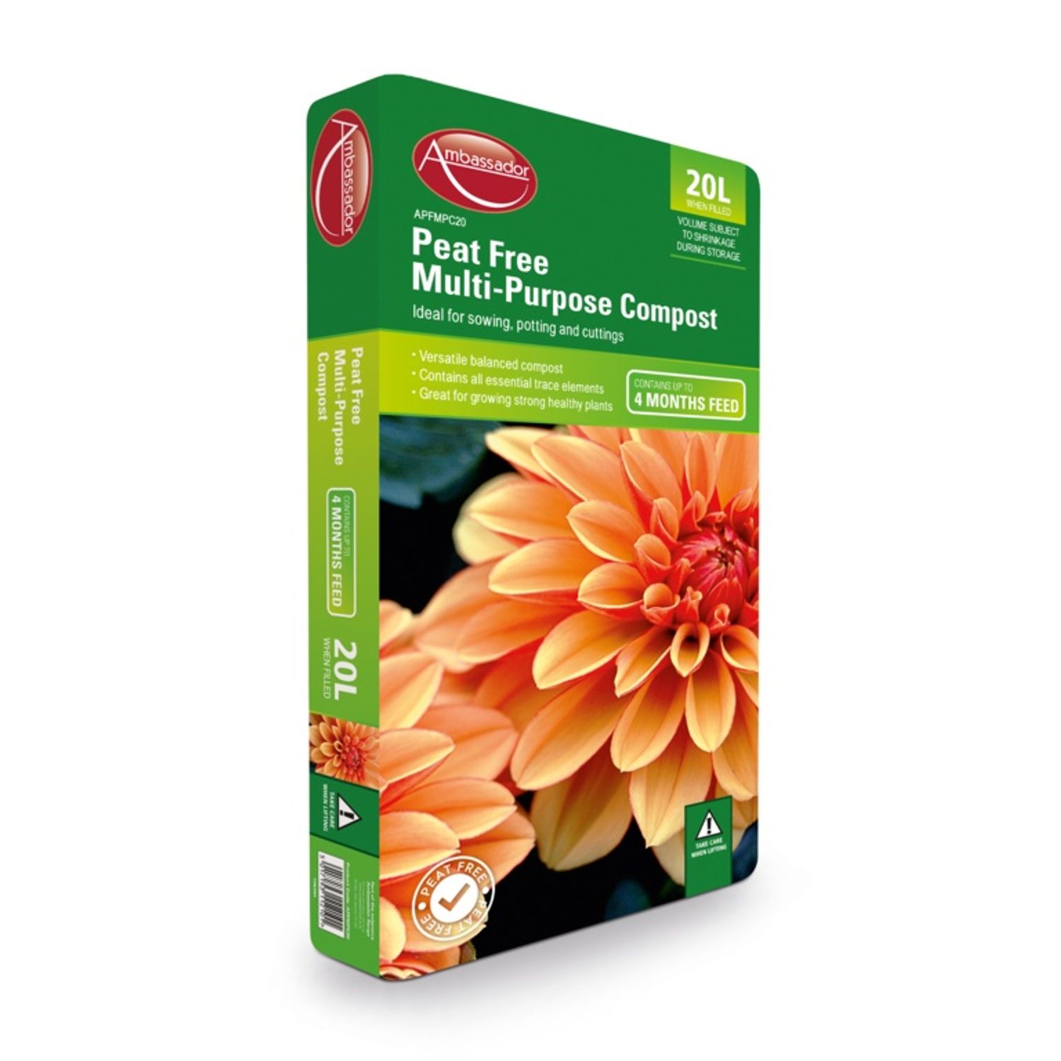 Ambassador Peat Free Multi-Purpose Compost 10 Litre