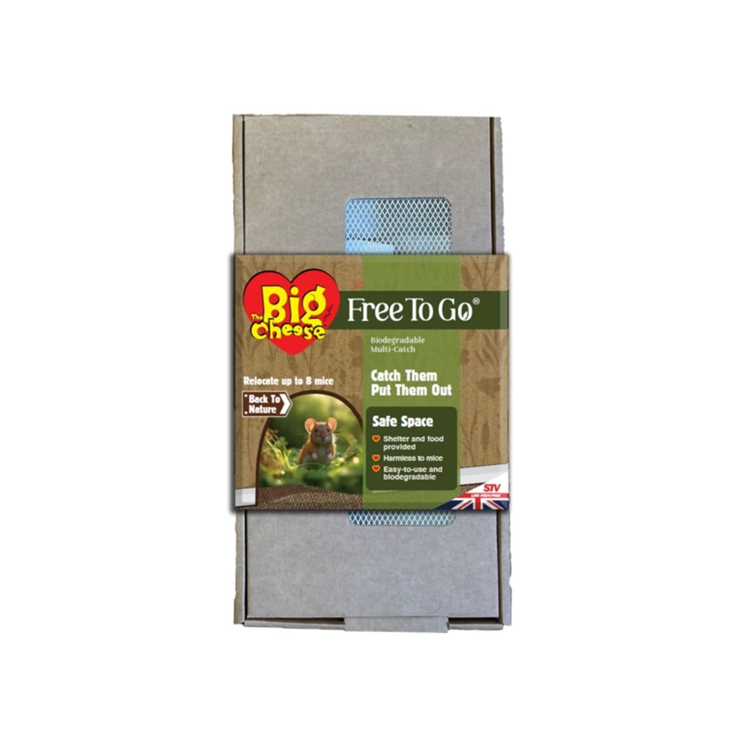 The Big Cheese Free to Go Biodegradable Mouse Trap Multi Catch