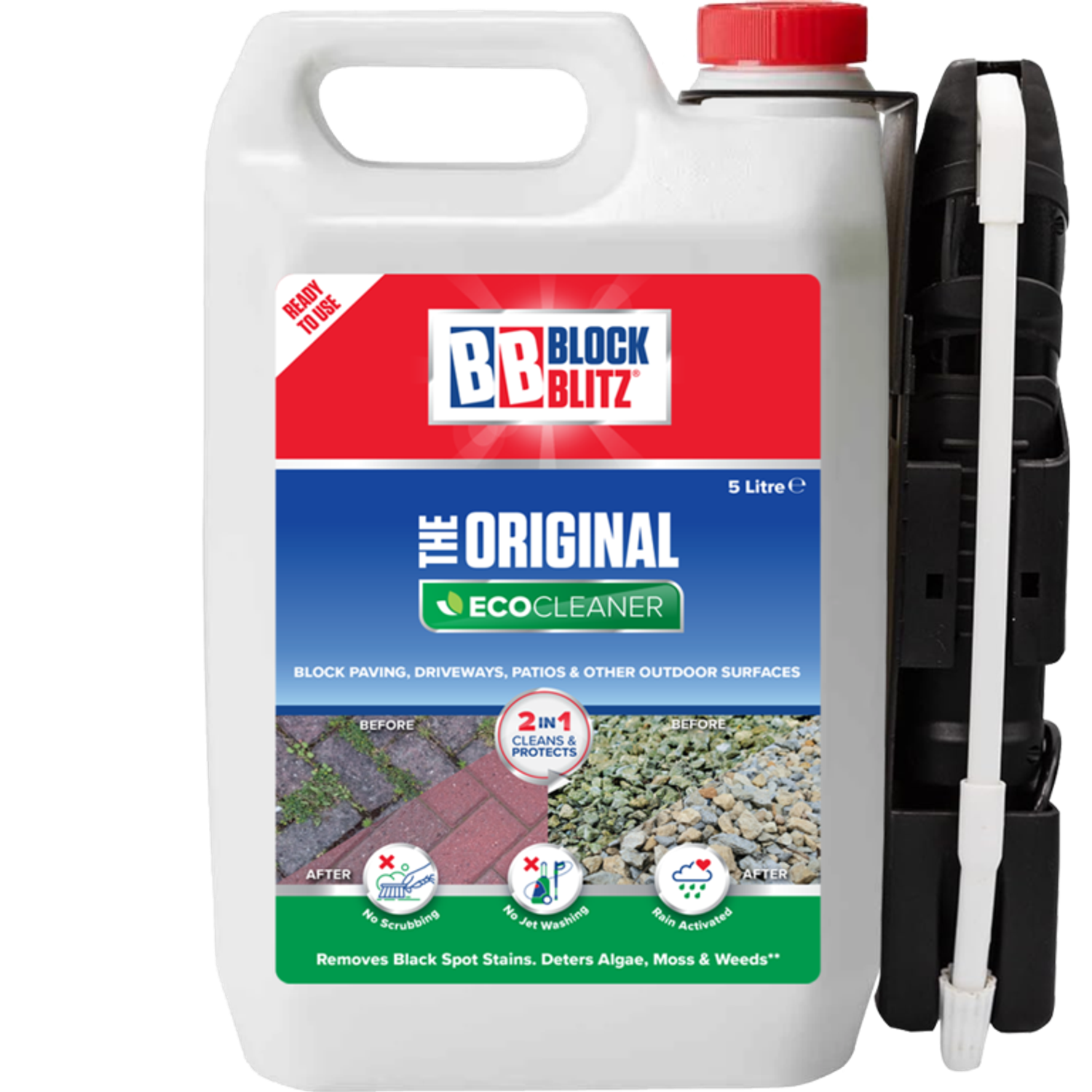 Block Blitz Eco Cleaner RTU with Electric Trigger 5 Litre
