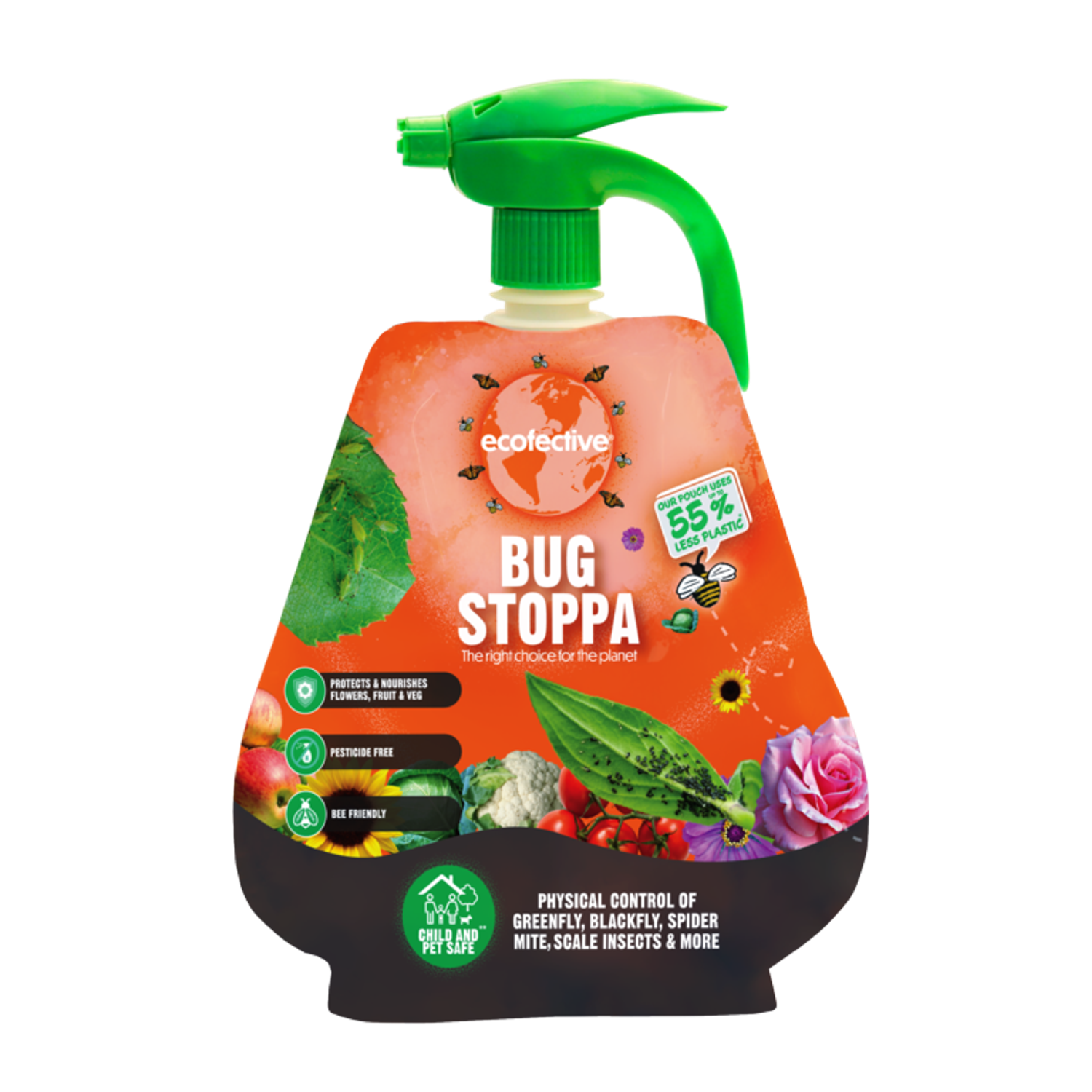Ecofective Bug Stoppa Trigger Pouch RTU 1 Litre