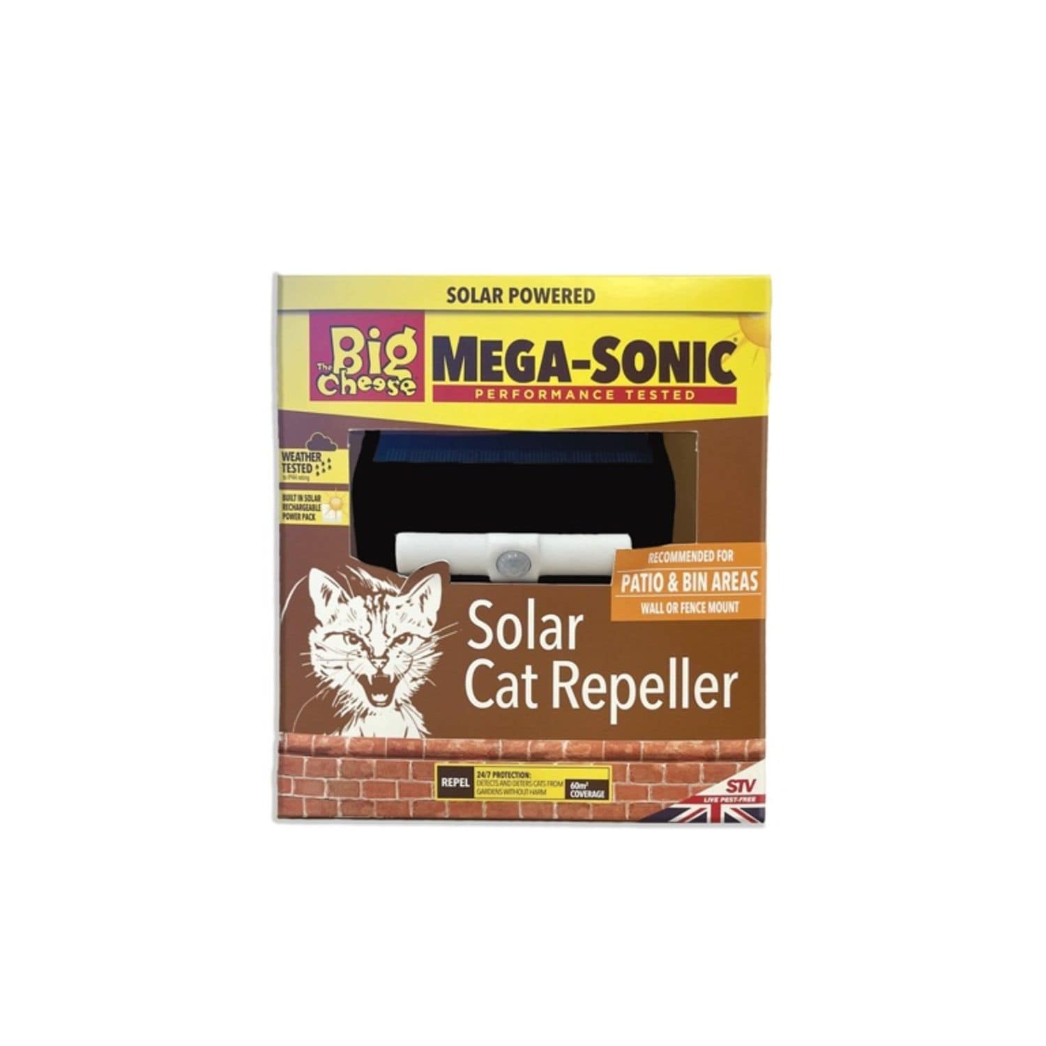 The Big Cheese Mega Sonic Solar Cat Repeller