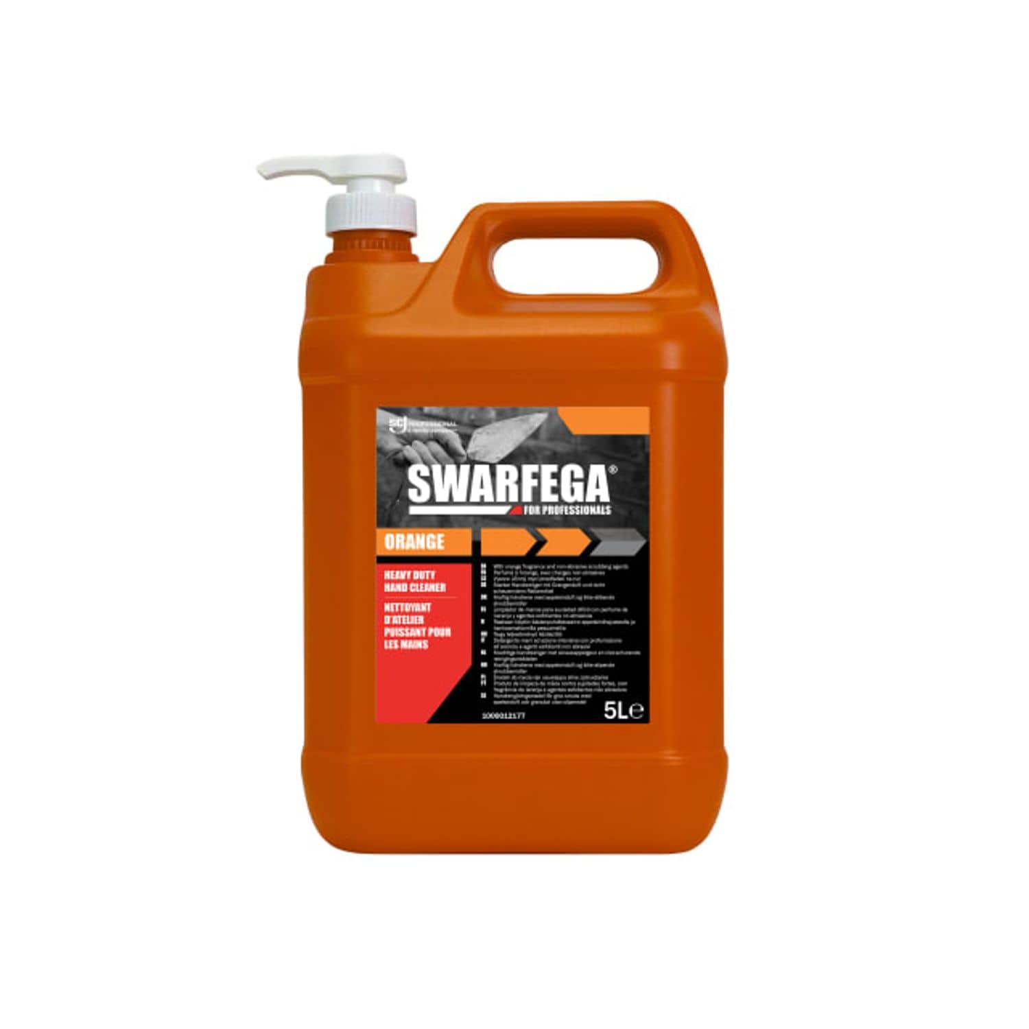 Swarfega Orange Hand Cleaner Pump Bottle - 5L