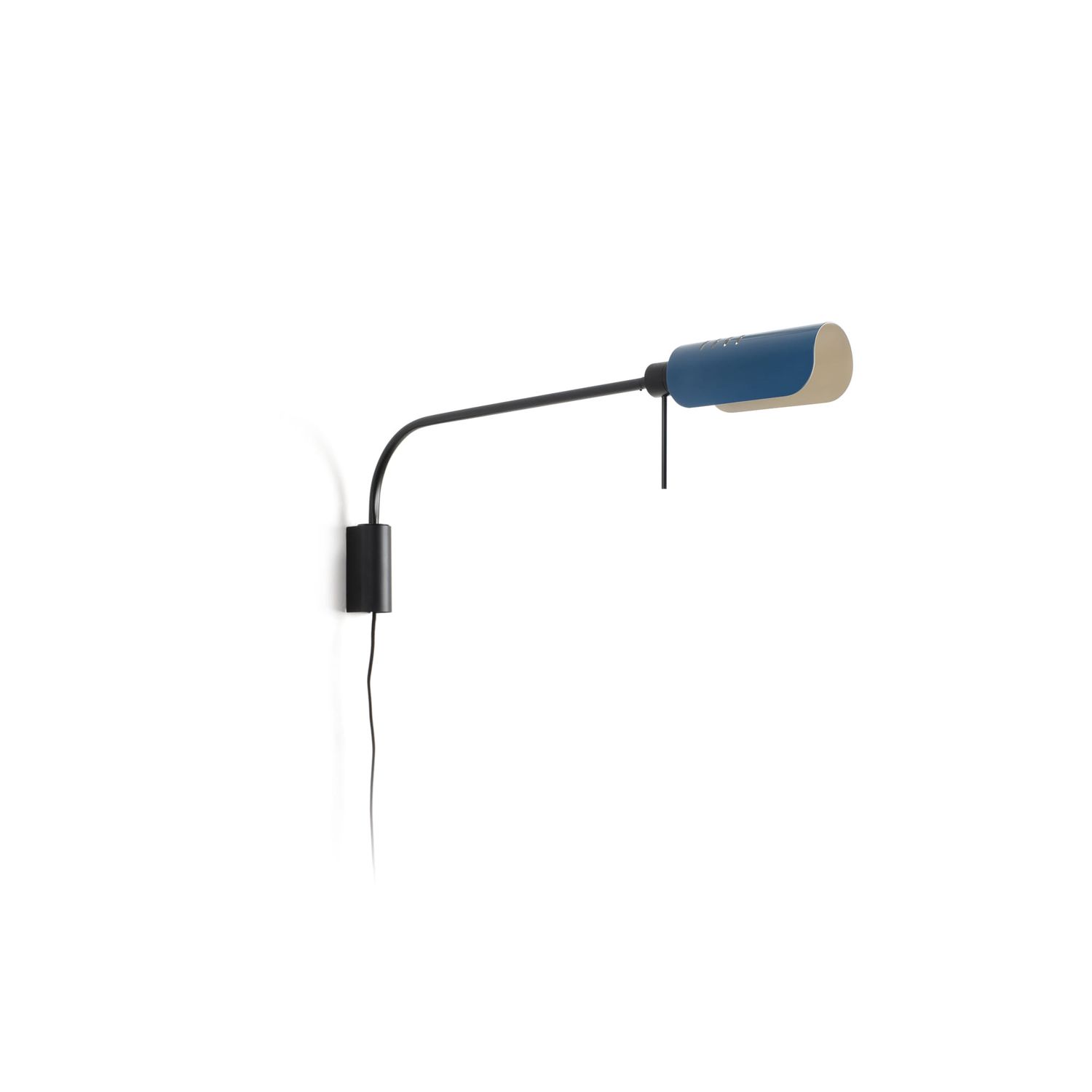 Faro Lighting Martinica Extra Large Reading Wall Light - Black Blue