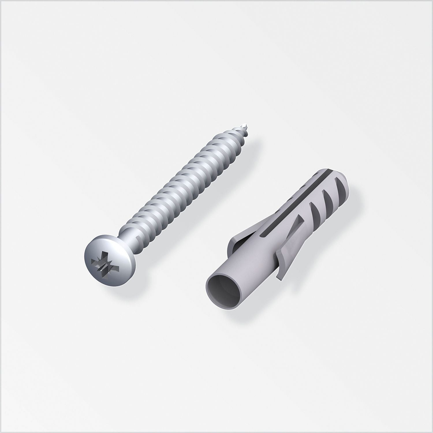 ProSolve 6mm Plugs & 40mm Screws Wall Hook Fixing Kit (8 Pieces) - WHFK