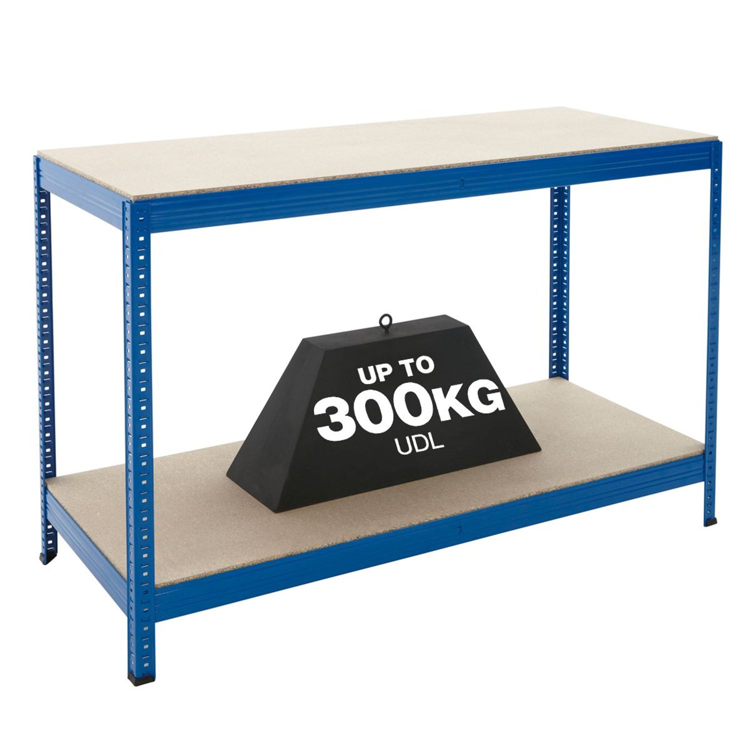 BIGDUG 4x Garage Shelving Units,1780hX900wX300d mm,265Kg per Shelf UDL & 1x Adju