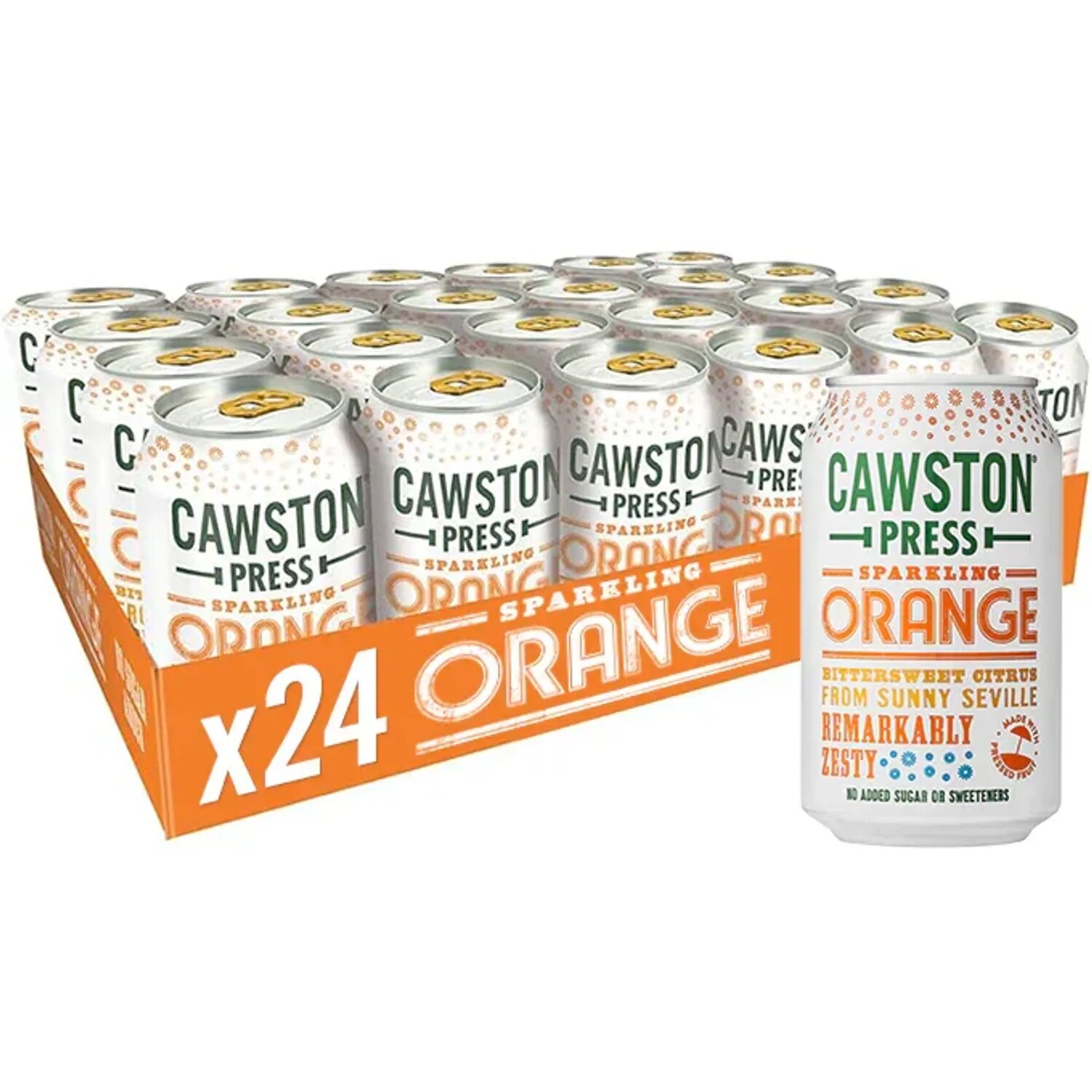 Cawston Press Sparkling Orange Can 330ml Pack of 24
