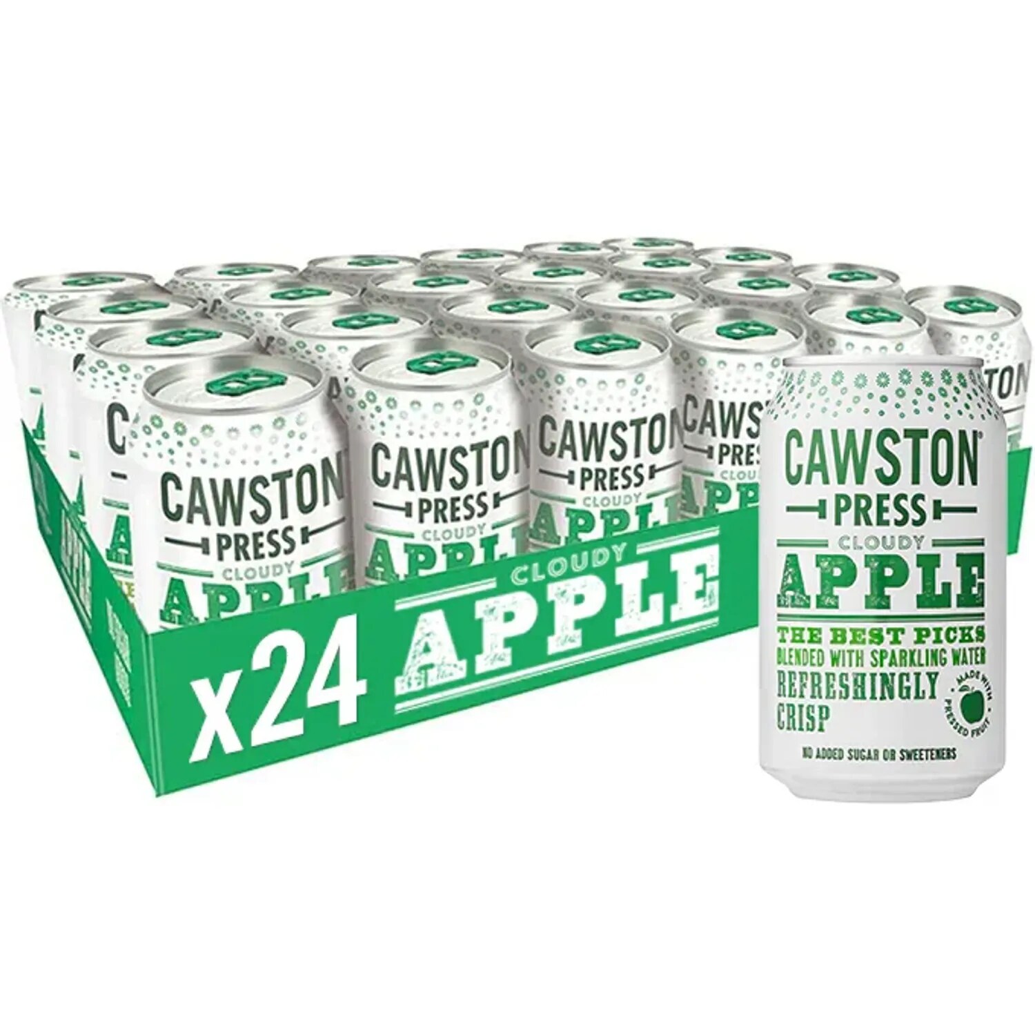 Cawston Press Press Sparkling Cloudy Apple Can 330ml Pack of 24