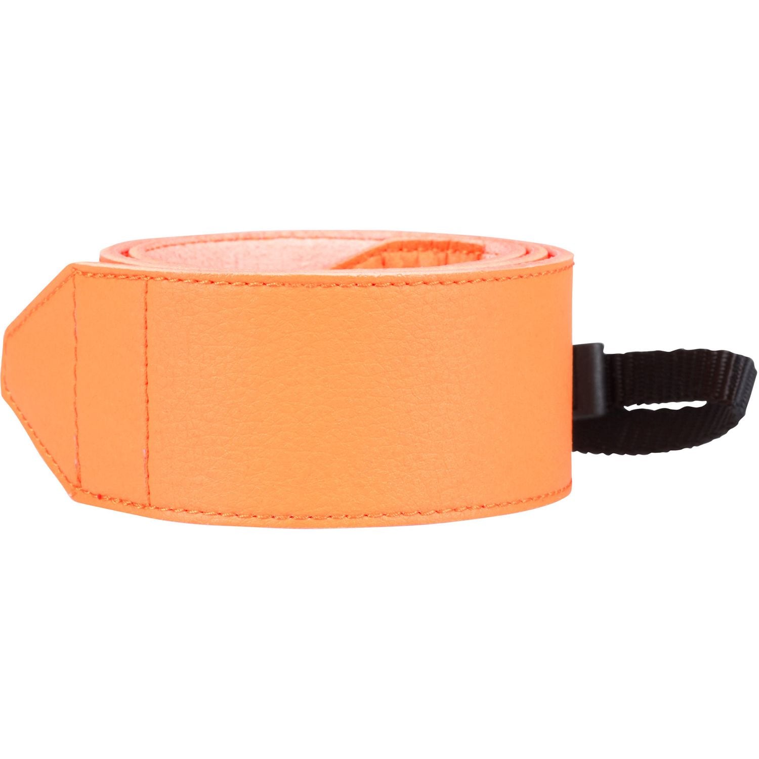 Praktica Genuine Leather Camera Neck Strap 1000mm x 40mm Wide - Orange