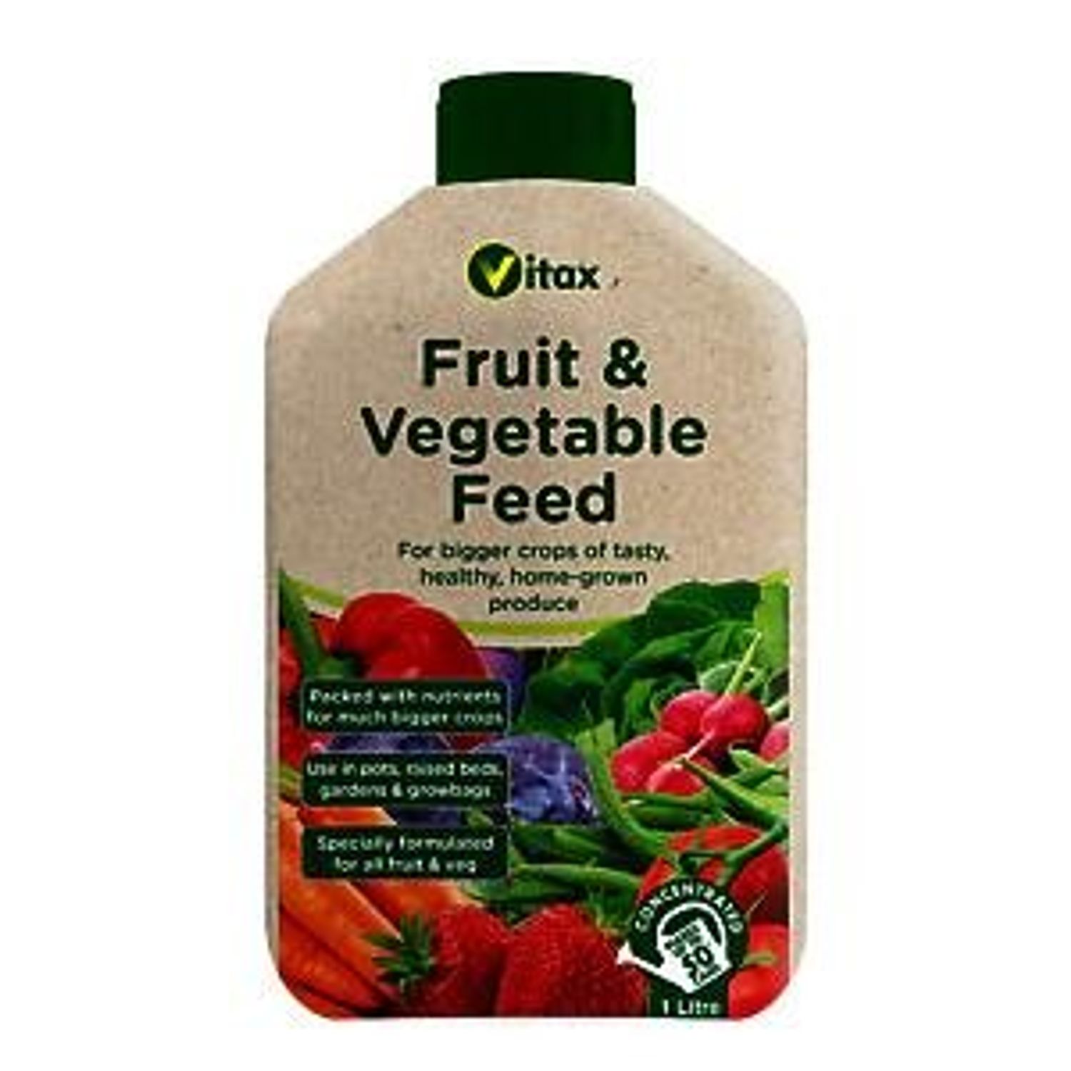 Vitax Fruit & Vegetable Feed Liquid Highly Concentrated 1 Litre