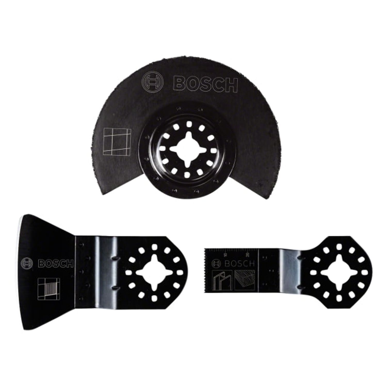 Bosch Basic Tile Set for Multi-tools, 3 Piece