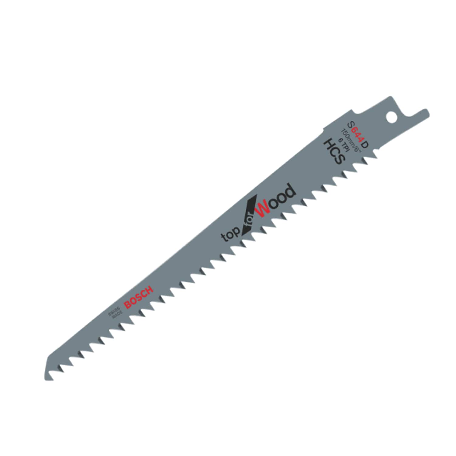 Bosch S 644 D Top for Wood Reciprocating Saw Blade 150mm 6 TPI Pack of 100